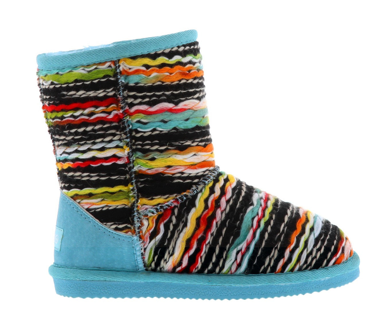 Lamo Juarez Kids' Boots CK1450 - Turquoise - Side View