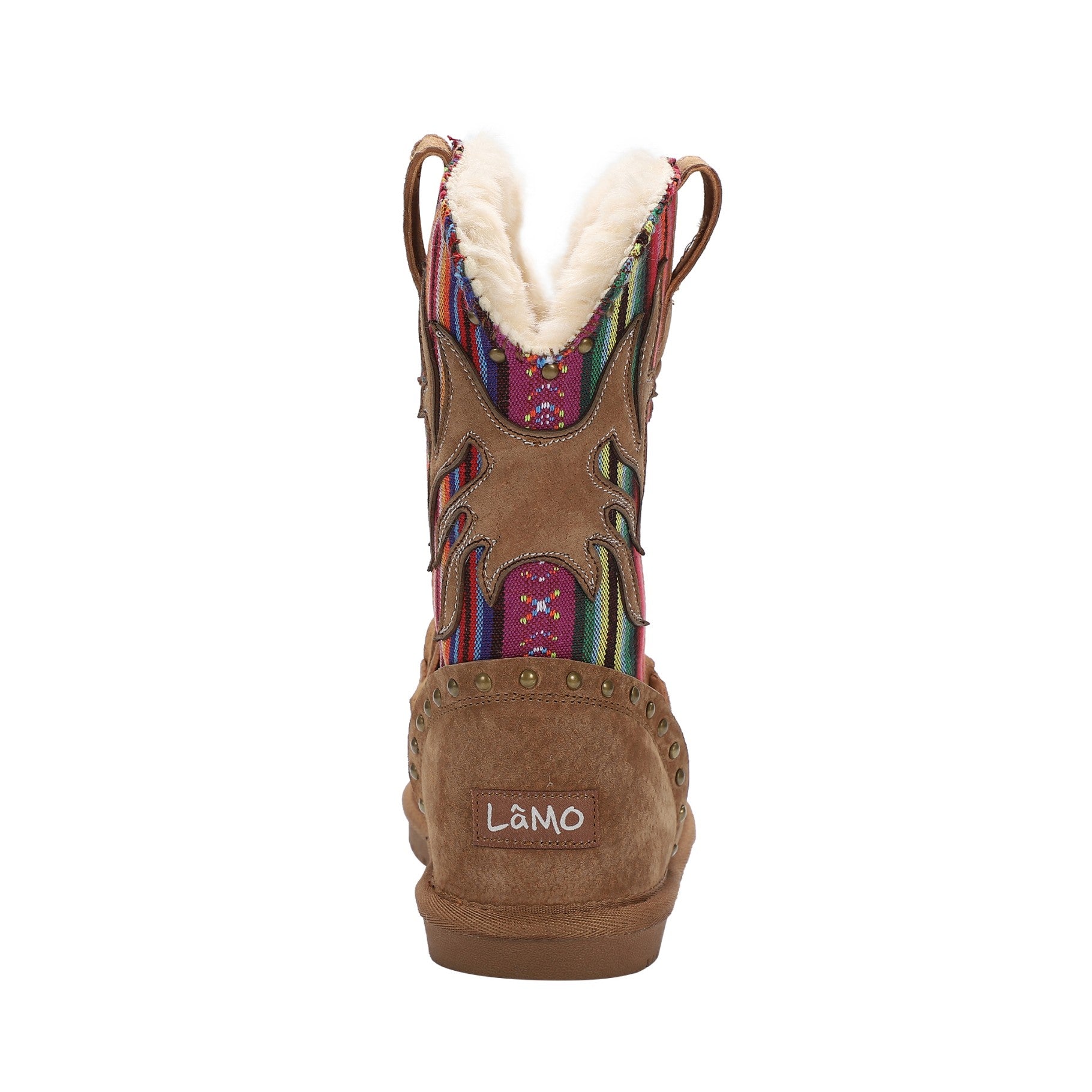 Kids' Winter Boots - Lamo Wrangler CK2316 - Chestnut/multi - Bottom View