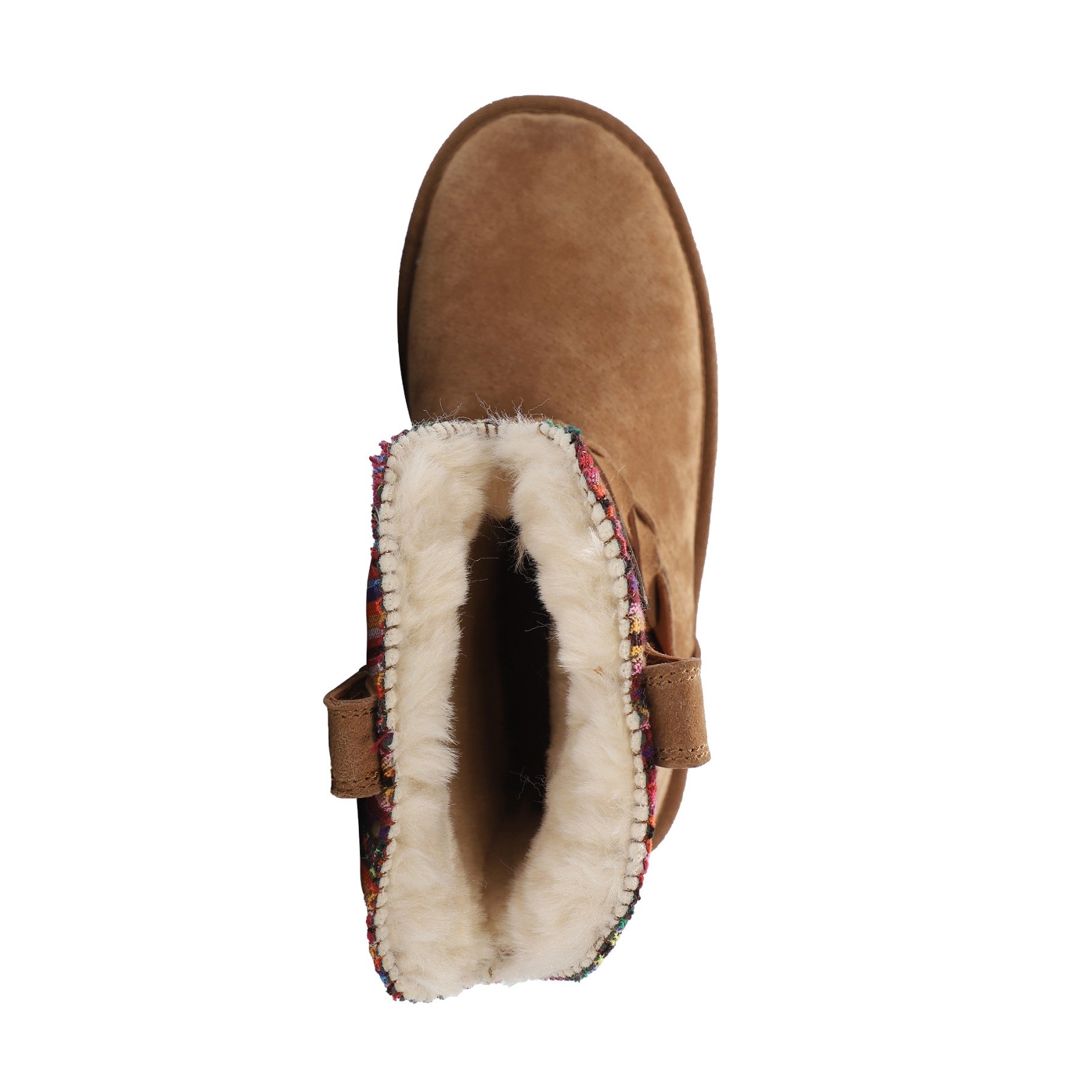 Kids' Winter Boots - Lamo Wrangler CK2316 - Chestnut/multi - Back Angle View