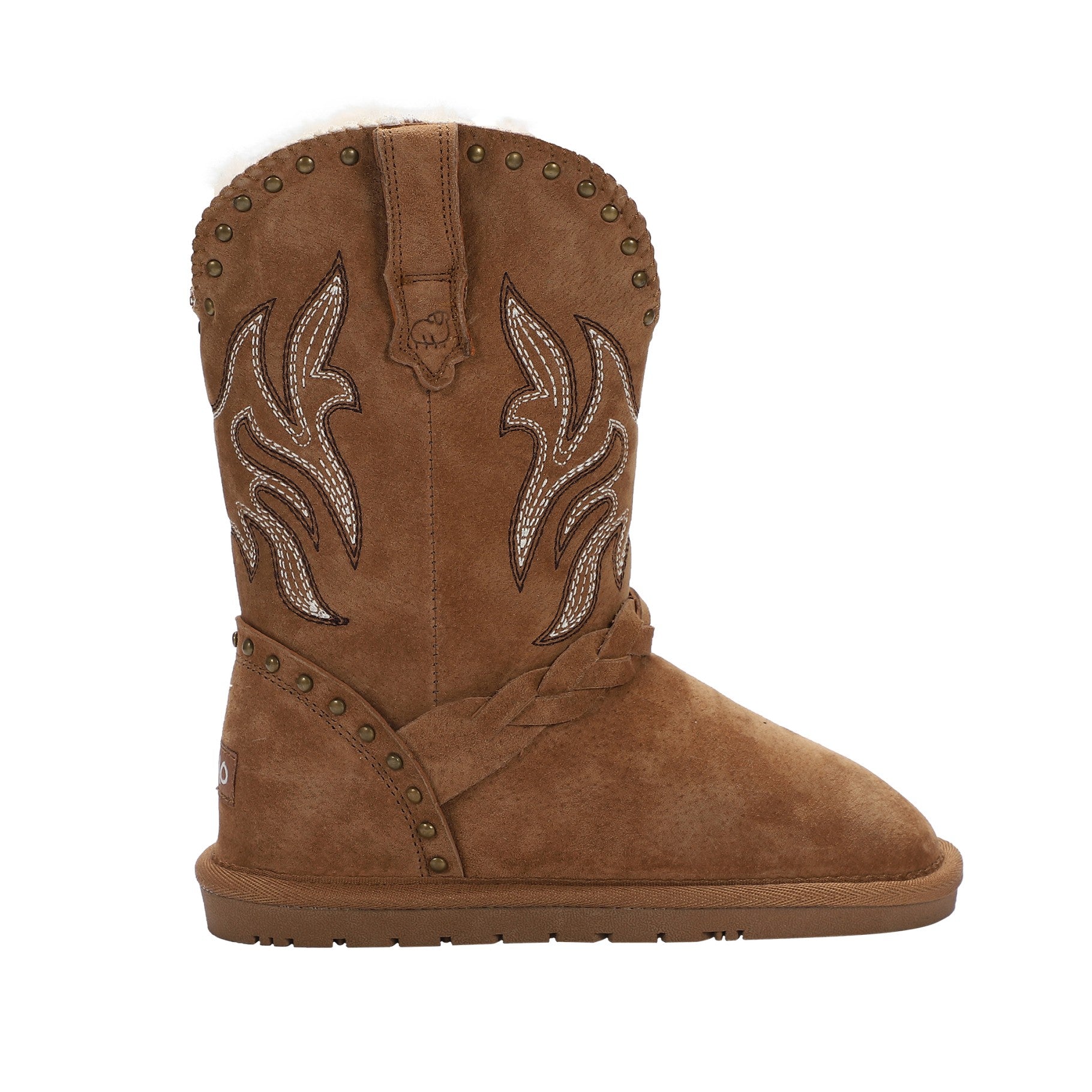 Kids' Winter Boots - Lamo Wrangler CK2316 - Chestnut - Side View