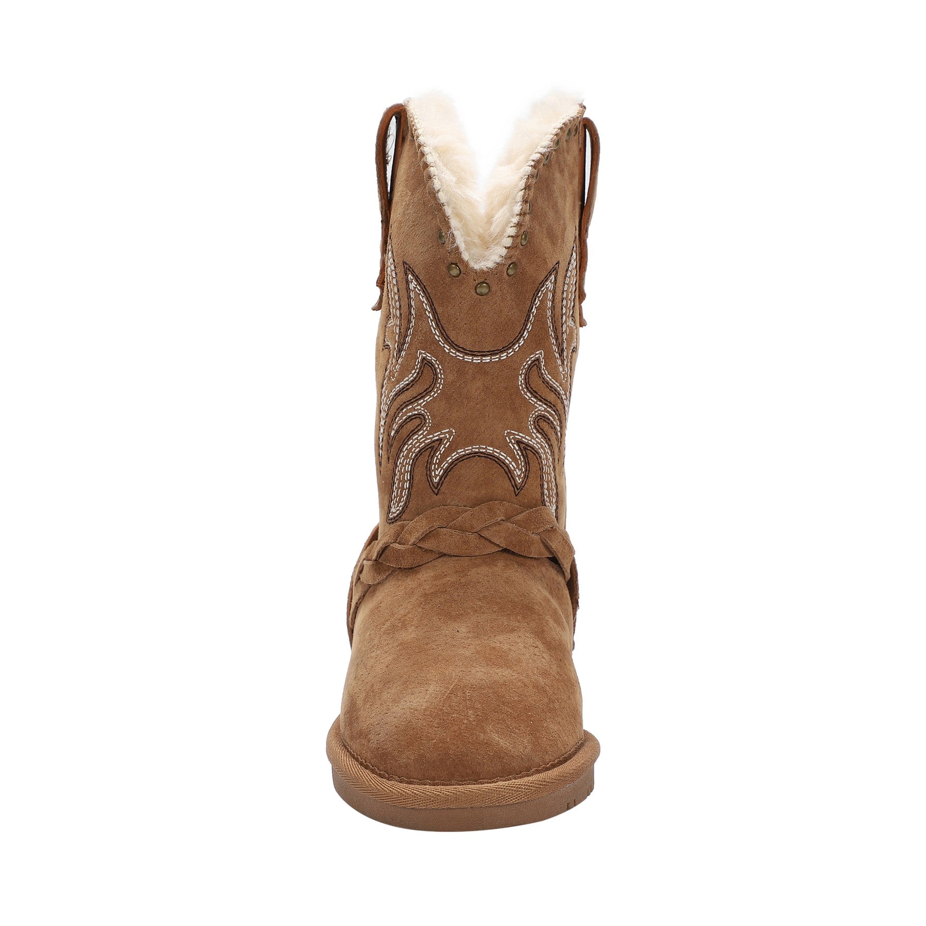 Kids' Winter Boots - Lamo Wrangler CK2316 - Chestnut - Front View