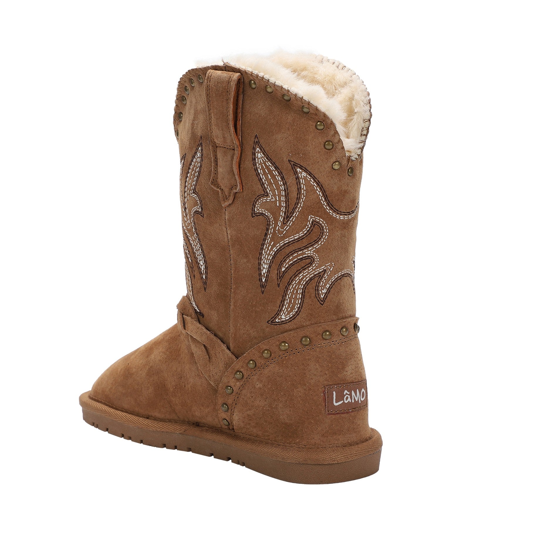 Kids' Winter Boots - Lamo Wrangler CK2316 - Chestnut - Top View