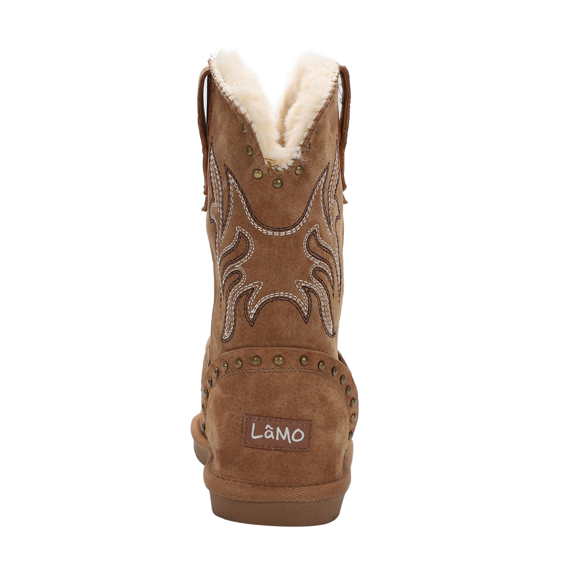 Kids' Winter Boots - Lamo Wrangler CK2316 - Chestnut - Bottom View