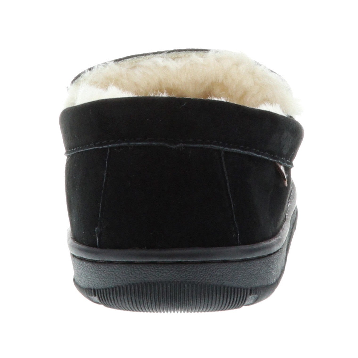 Lamo Harrison Moc Slippers EM1913 - Black - Back View