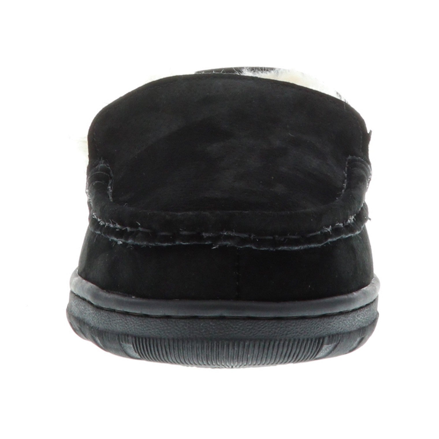 Lamo Harrison Moc Slippers EM1913 - Black - Front View