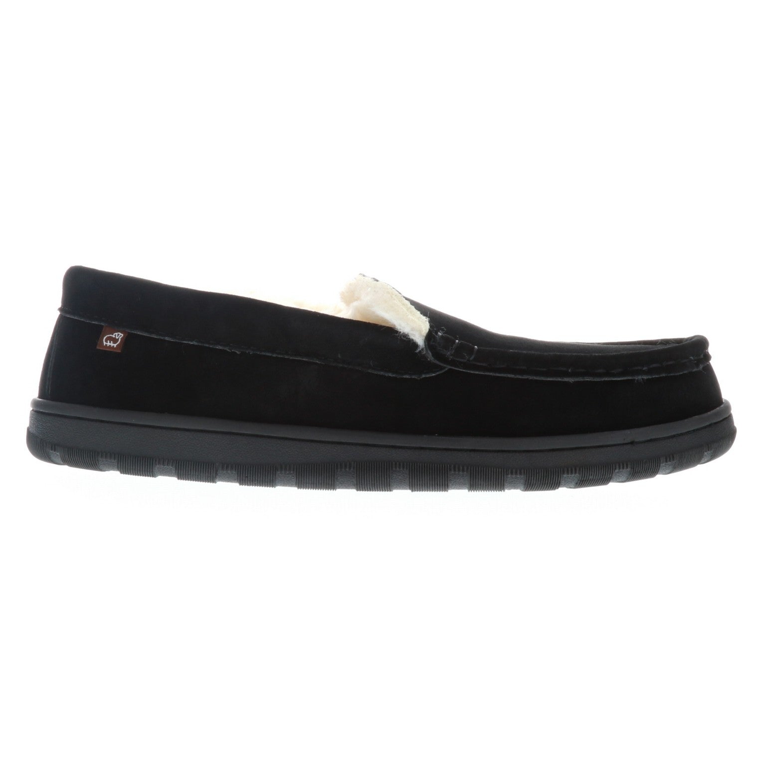 Lamo Harrison Moc Slippers EM1913 - Black - Side View