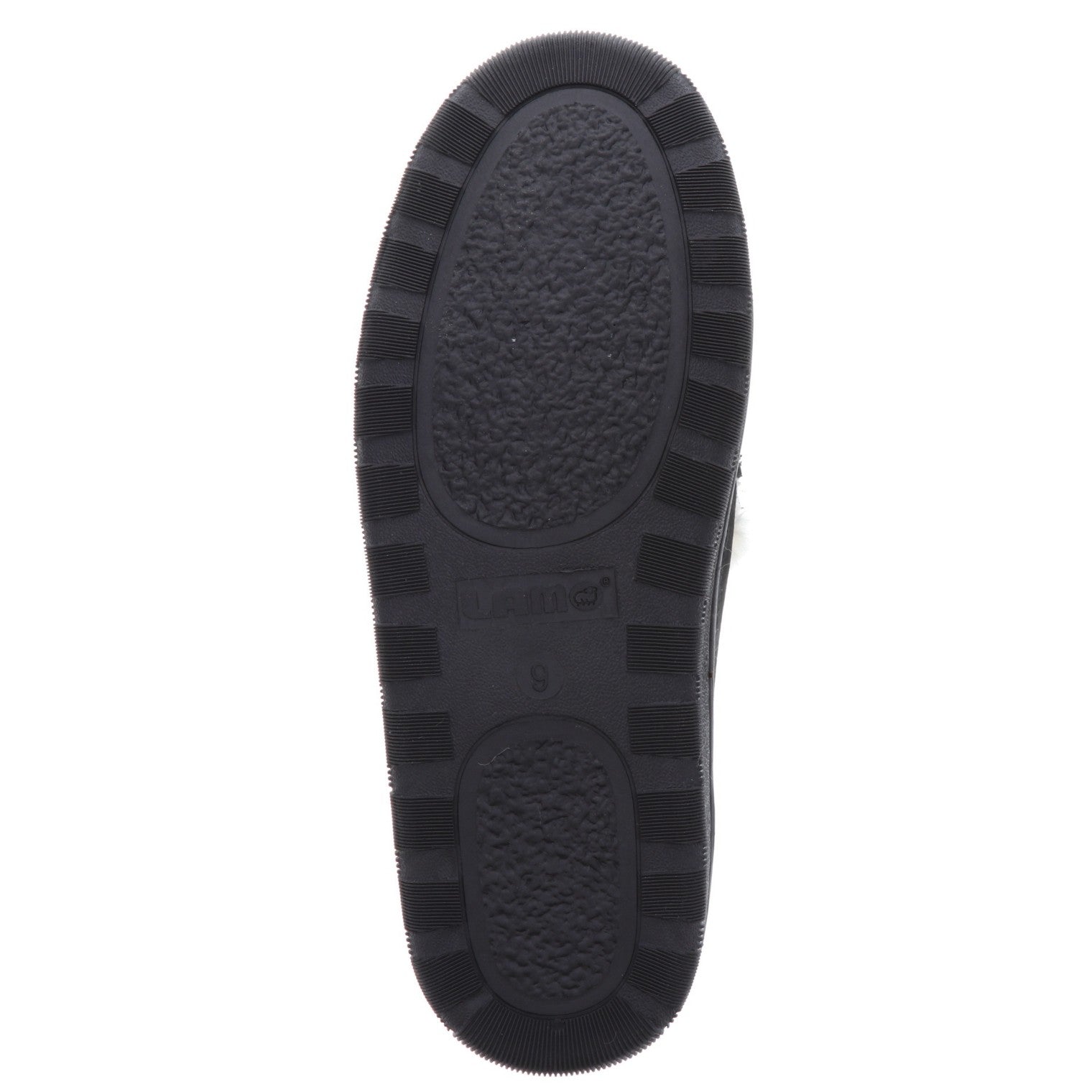 Lamo Harrison Moc Slippers EM1913 - Black - Bottom View