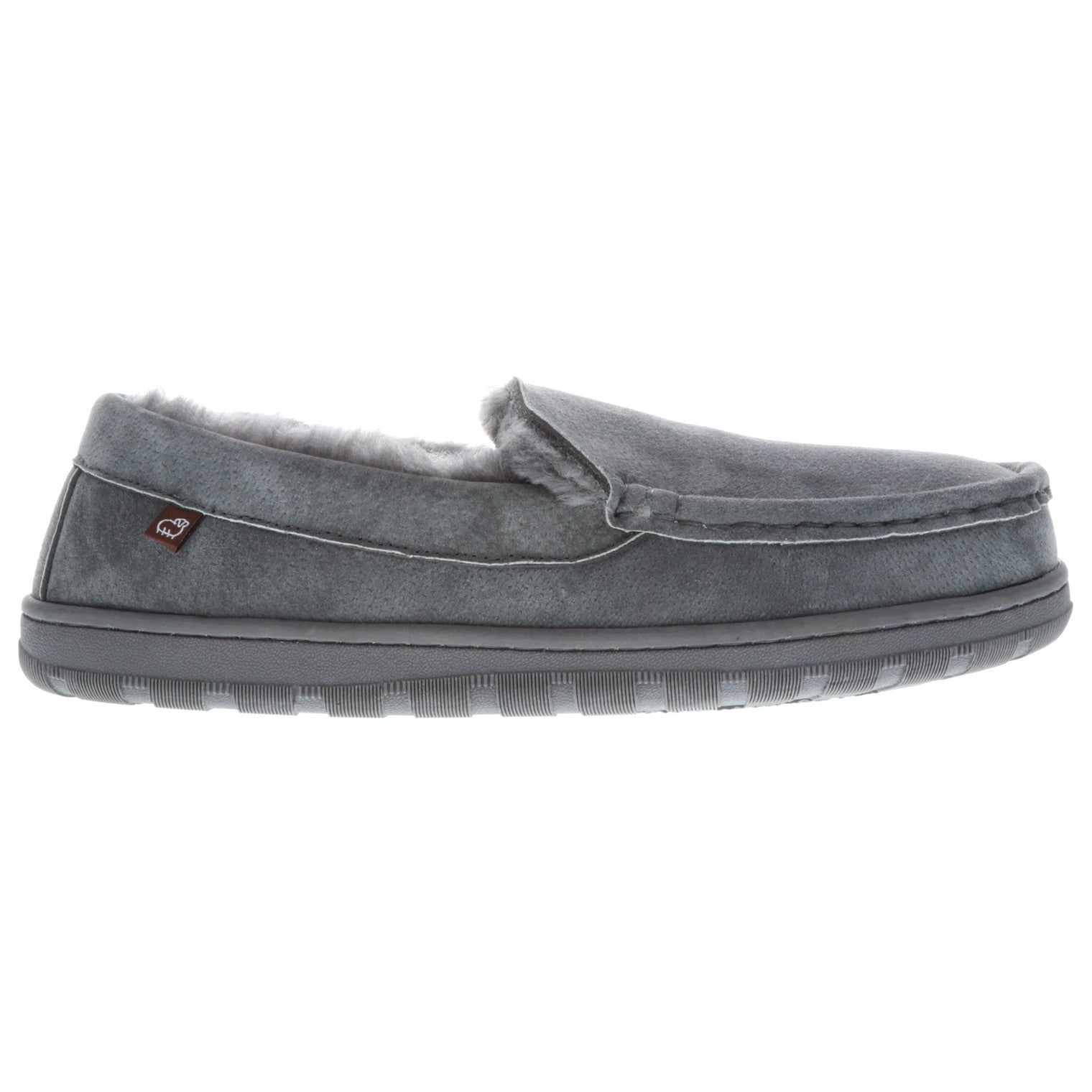 Lamo Harrison Moc Slippers EM1913 - Charcoal - Side View