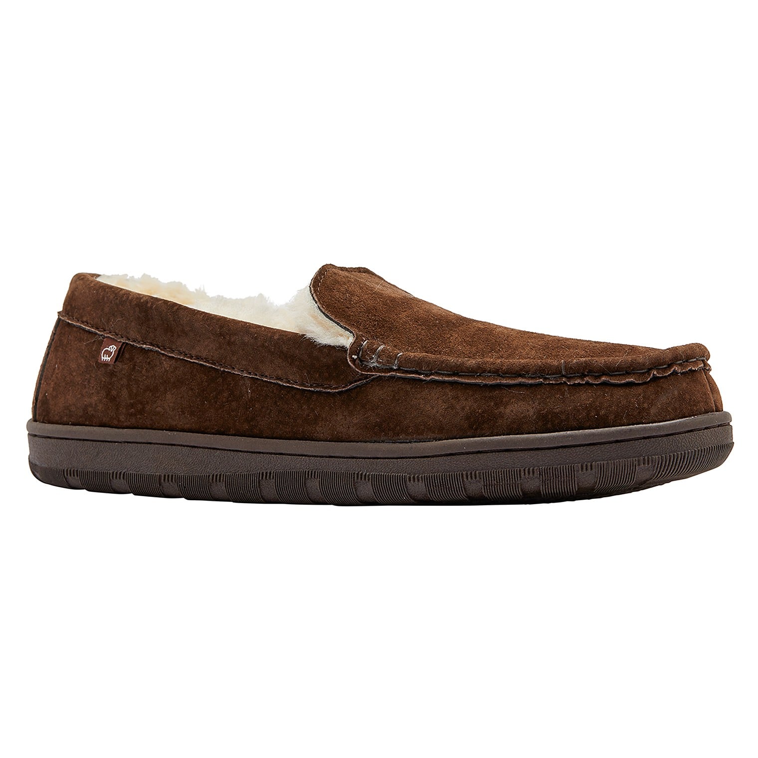 Lamo Harrison Moc Slippers EM1913 - Chocolate - Profile View
