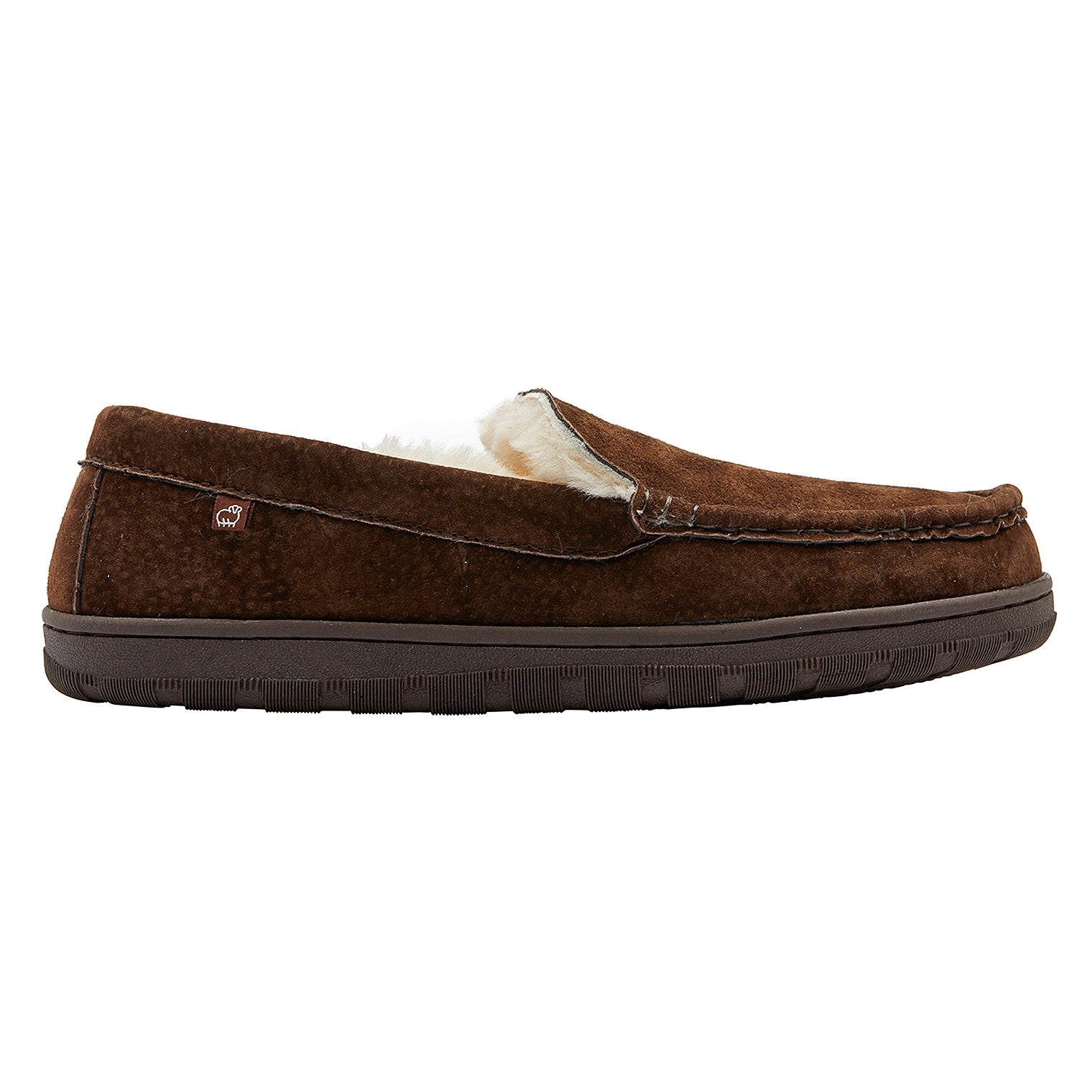 Lamo Harrison Moc Slippers EM1913 - Chocolate - Side View