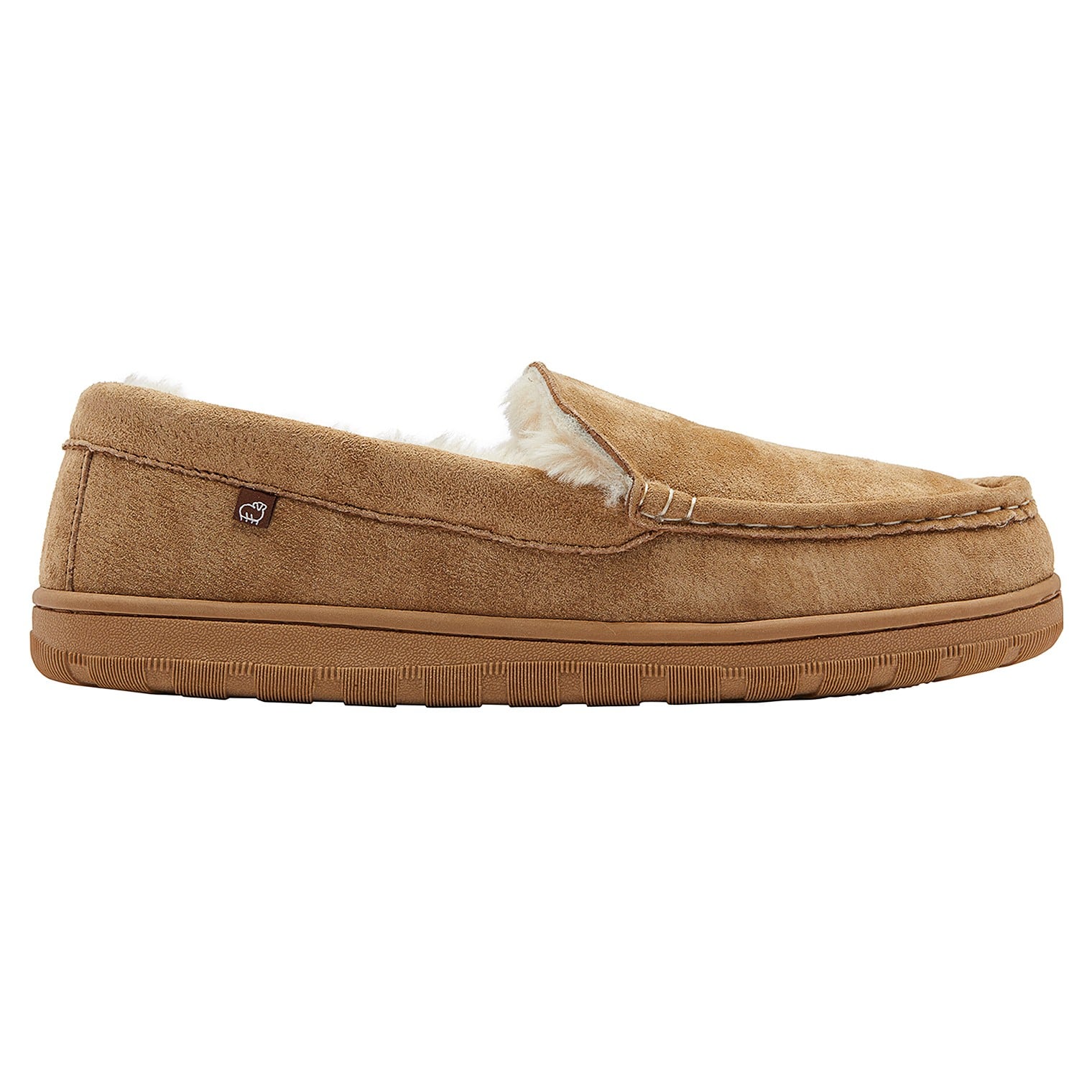 Lamo Harrison Moc Slippers EM1913 - Chestnut - Side View