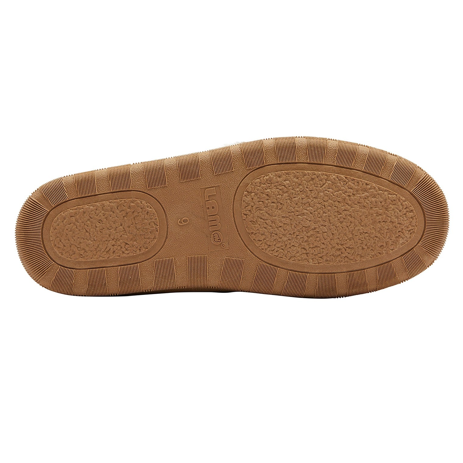 Lamo Harrison Moc Slippers EM1913 - Chestnut - Bottom View