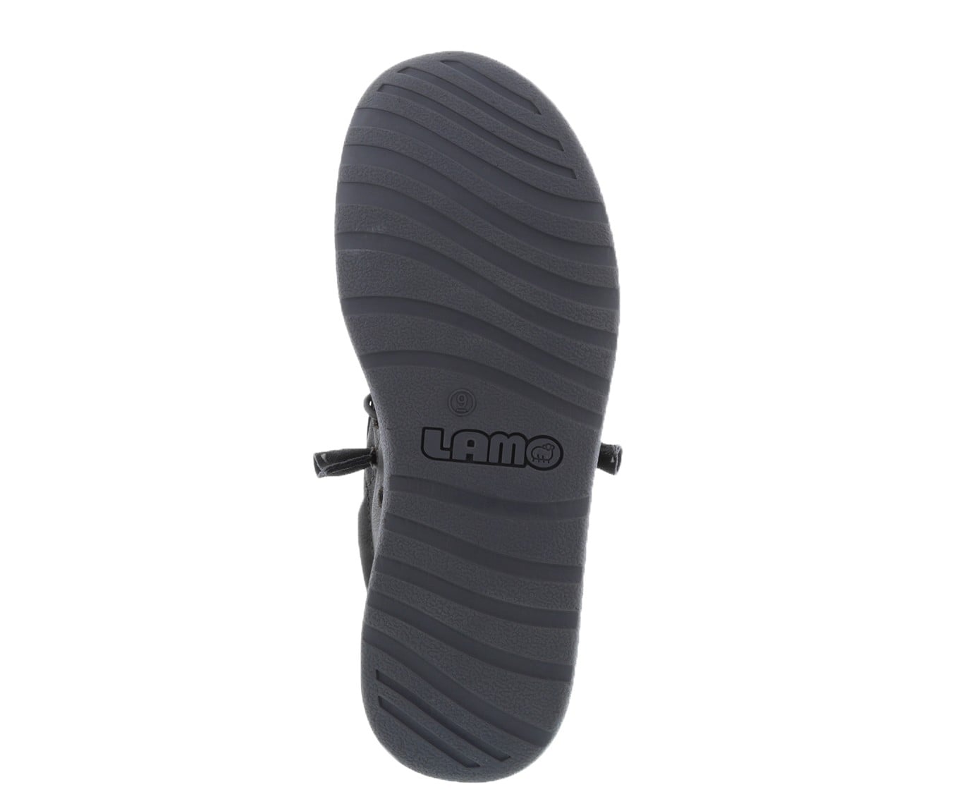 Lamo Paul Shoes EM2035 - Waxed Charcoal - Bottom View