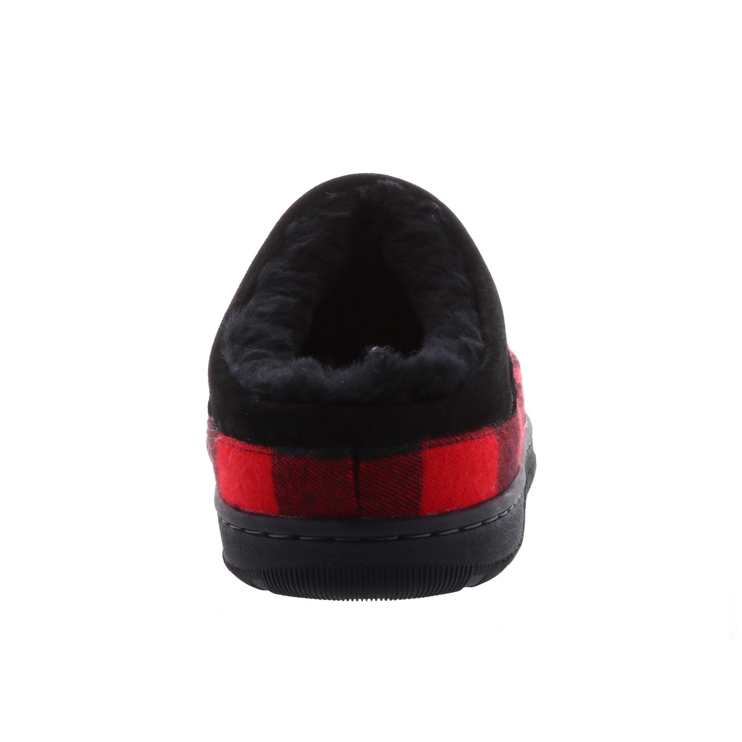 Lamo Julian Clog II Slippers EM2049 - Red Plaid - Back View