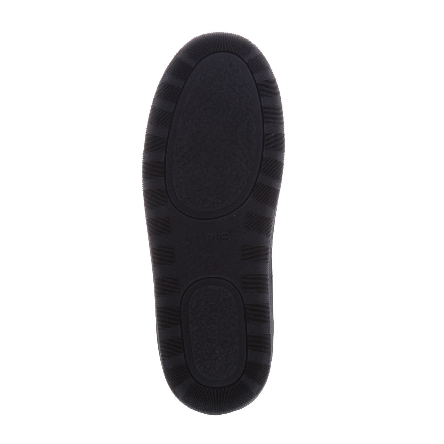 Lamo Julian Clog II Slippers EM2049 - Red Plaid - Bottom View