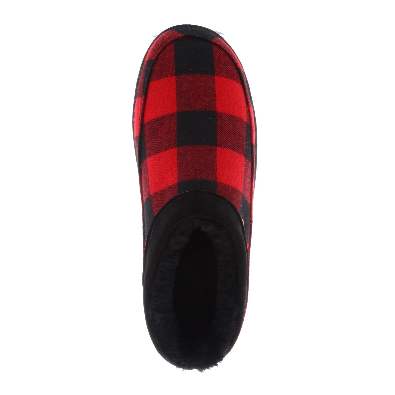 Lamo Julian Clog II Slippers EM2049 - Red Plaid - Top View