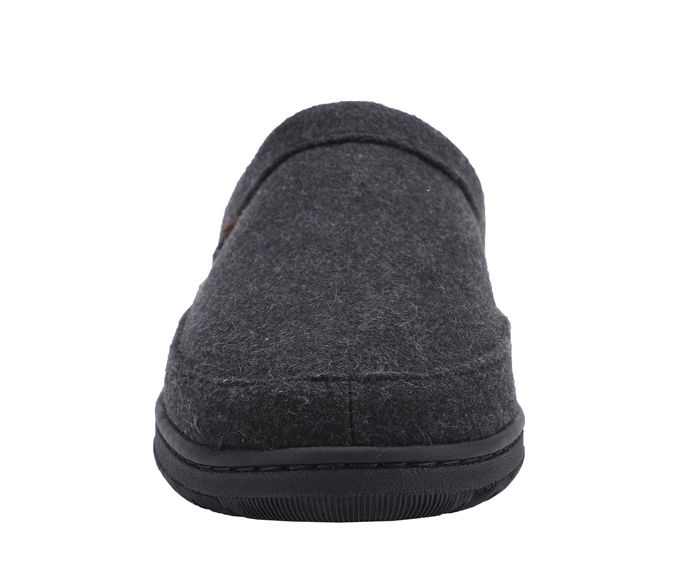 Lamo Julian Clog Wool Men's Slippers EM2049W - Black - Front View