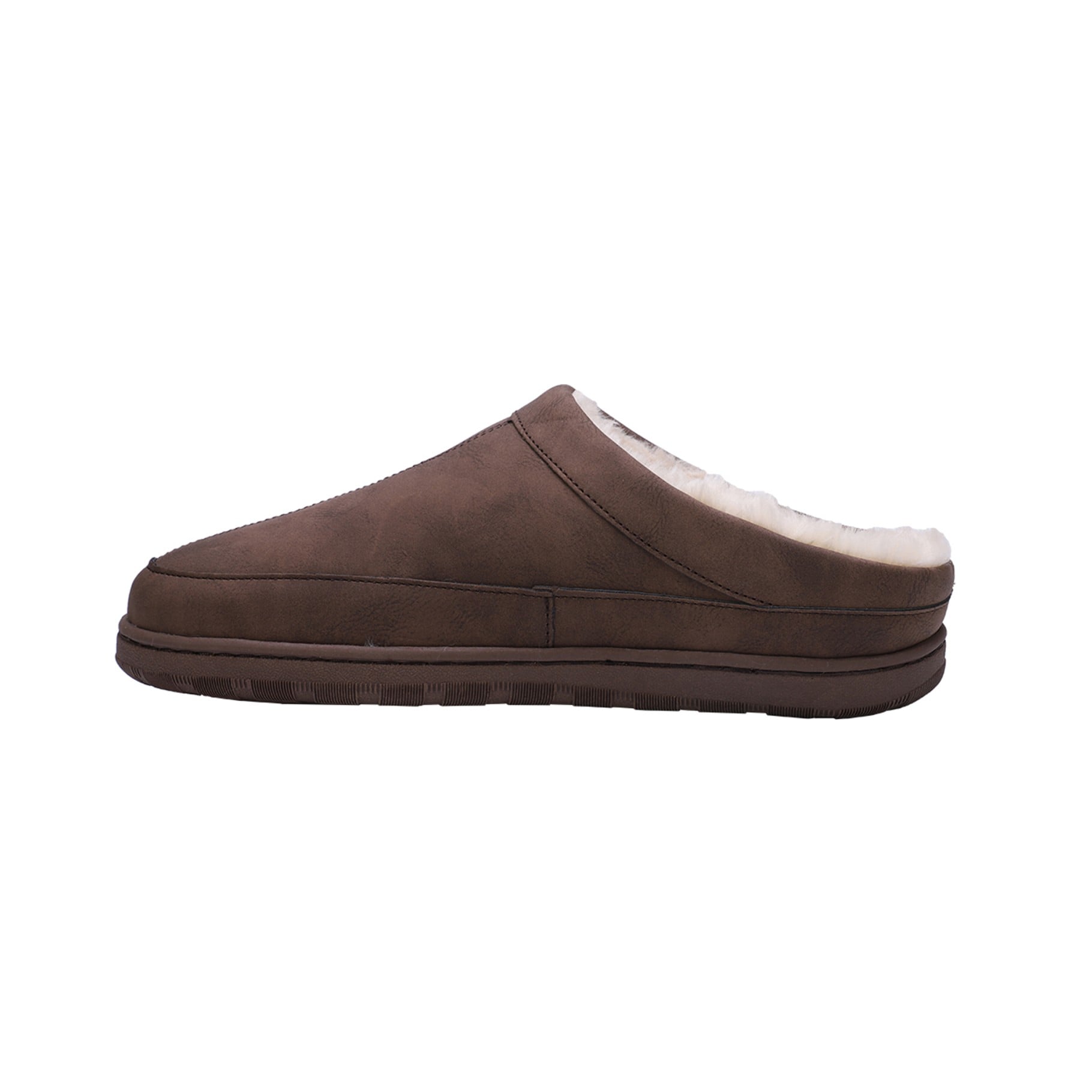 Lamo Julian Clog Wool Men's Slippers EM2049 - Brown - Back View