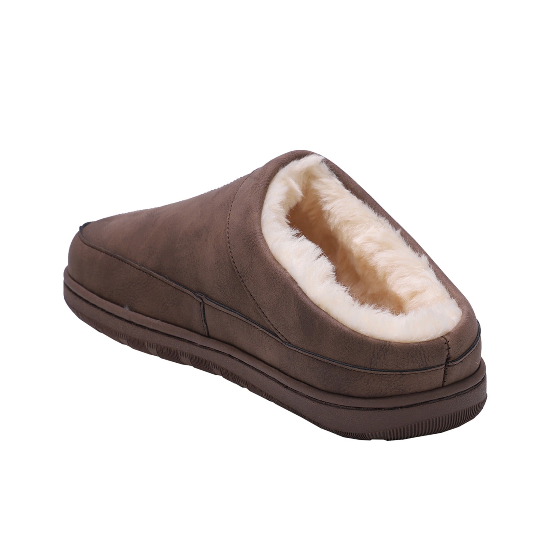Lamo Julian Clog Wool Men's Slippers EM2049 - Brown - Top View