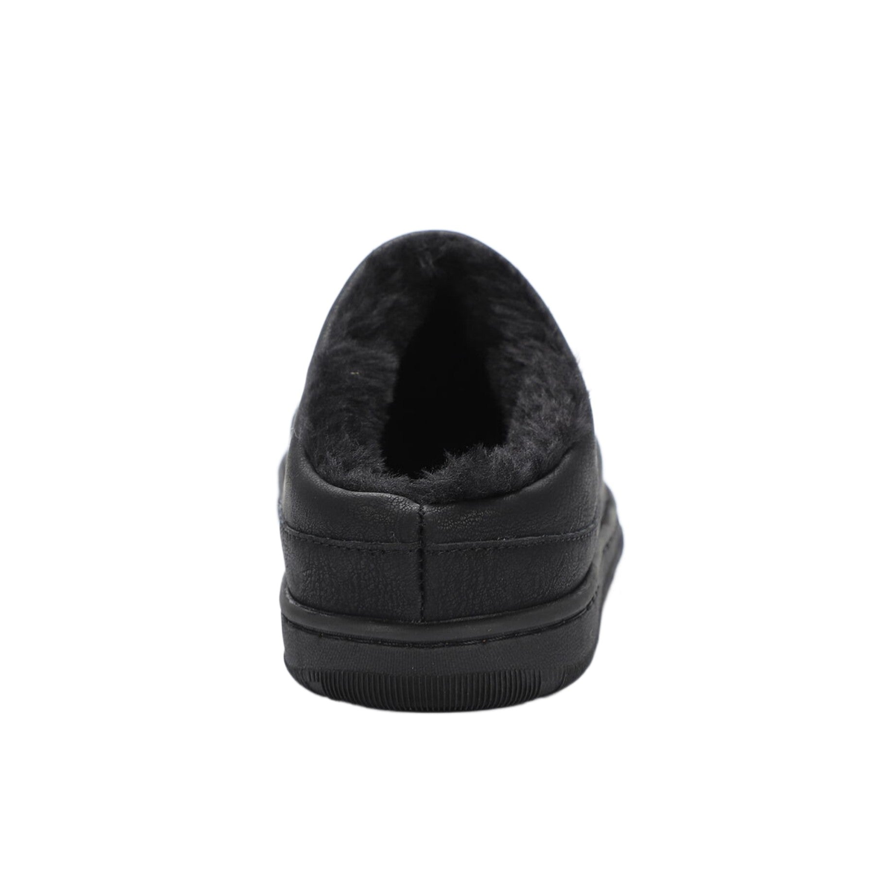 Lamo Julian Clog Wool Men's Slippers EM2049 - Waxed Black - Bottom View