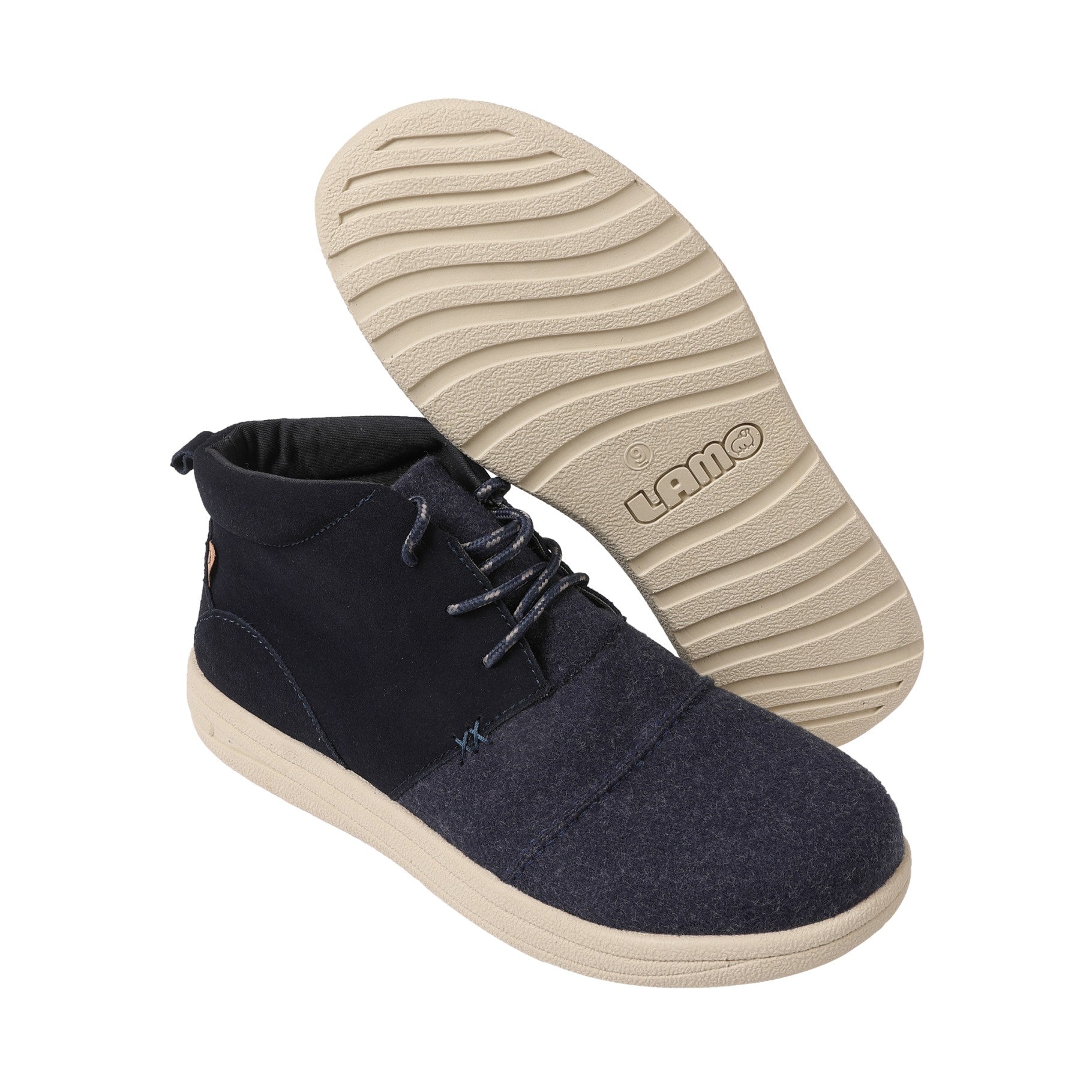 Lamo Koen Men's Comfort Shoes EM2323 - Navy - Profile2 View