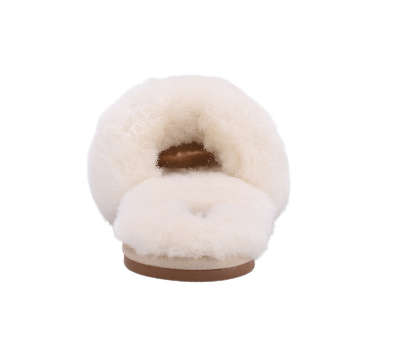 Lamo Naomi Slippers EW1933 - Cream - Back View