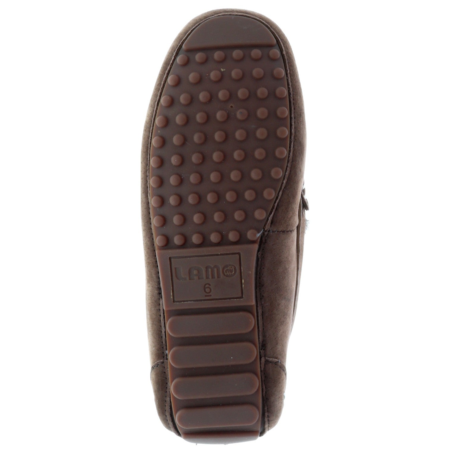 Lamo Callie Moc Slippers EW1934 - Chocolate - Bottom View