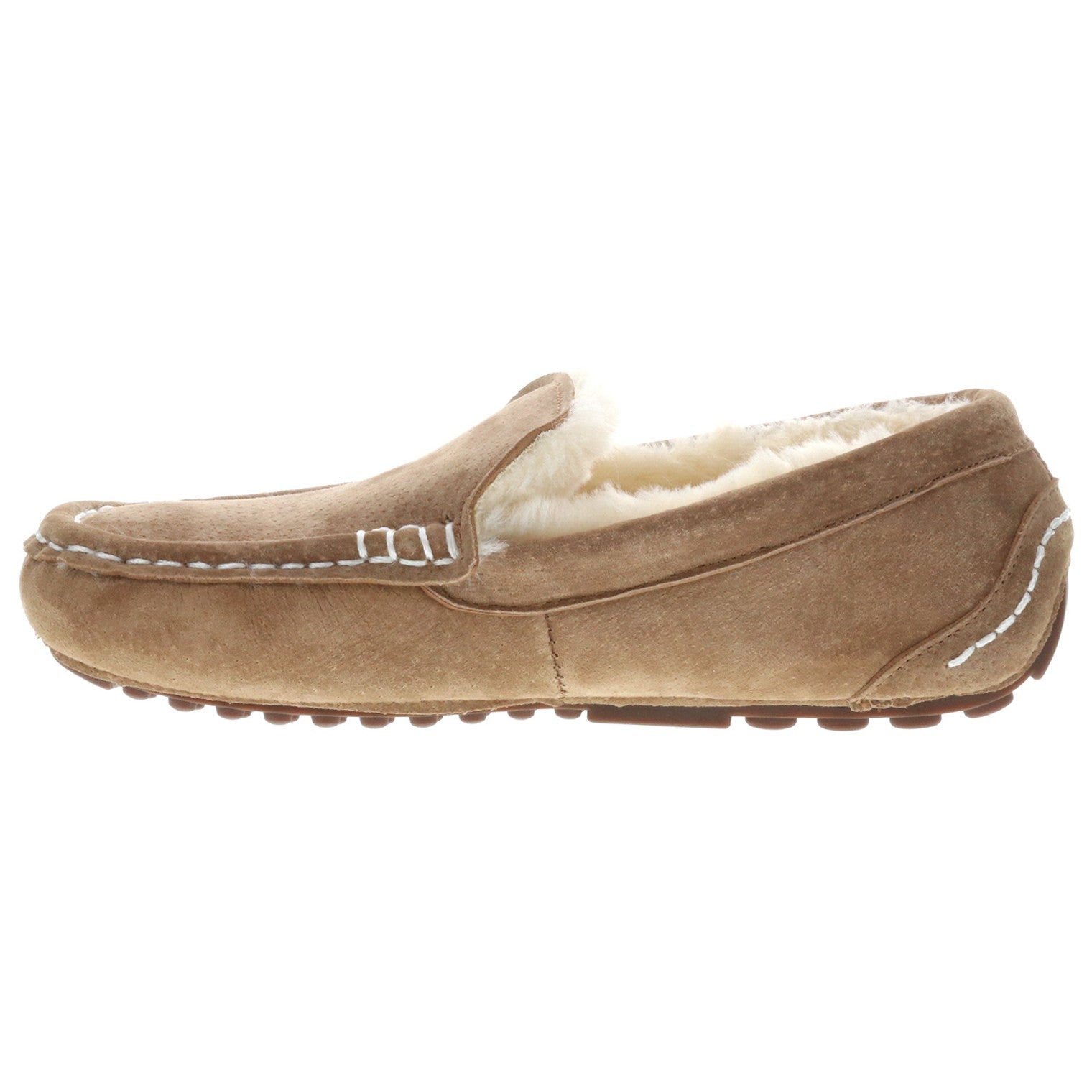 Lamo Callie Moc Slippers EW1934 - Chestnut - Side View