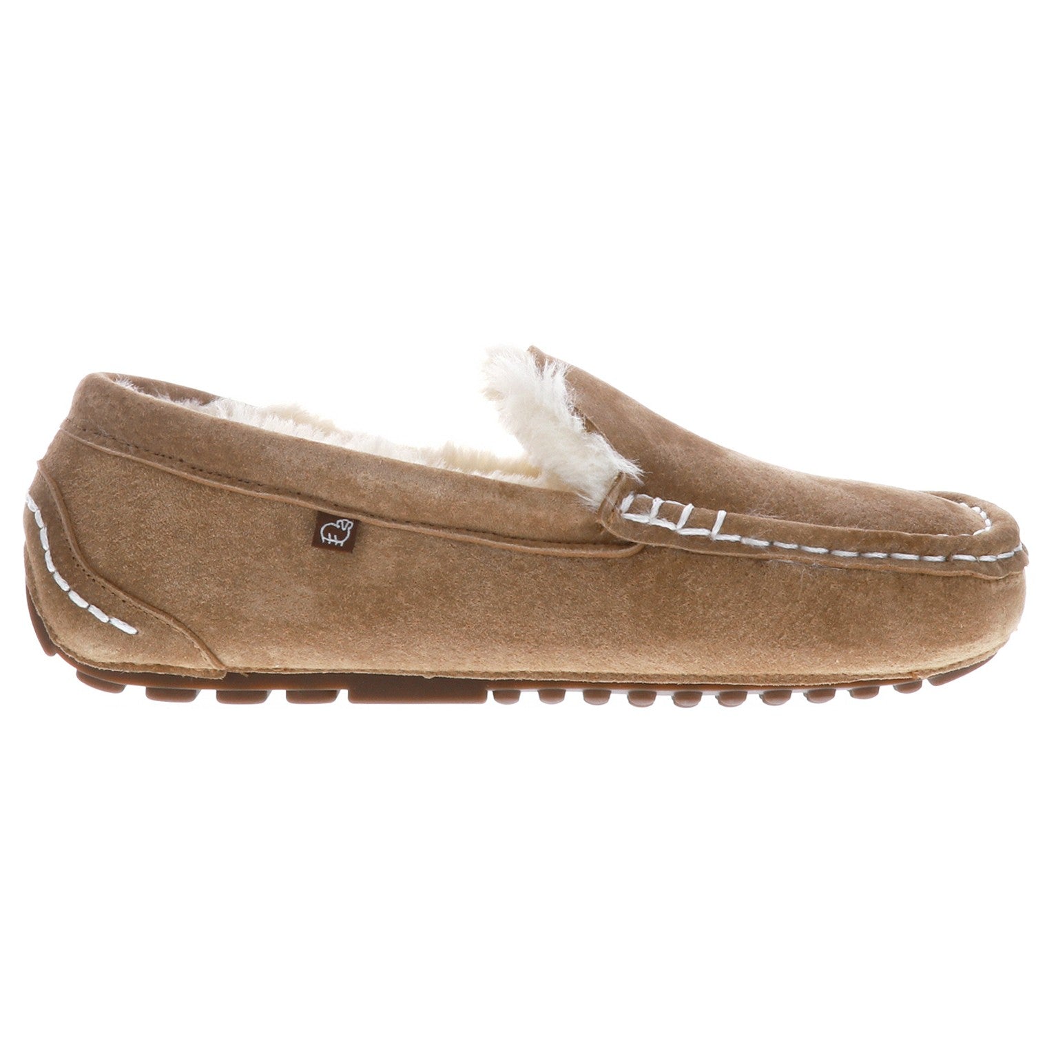 Lamo Callie Moc Slippers EW1934 - Chestnut - Side View