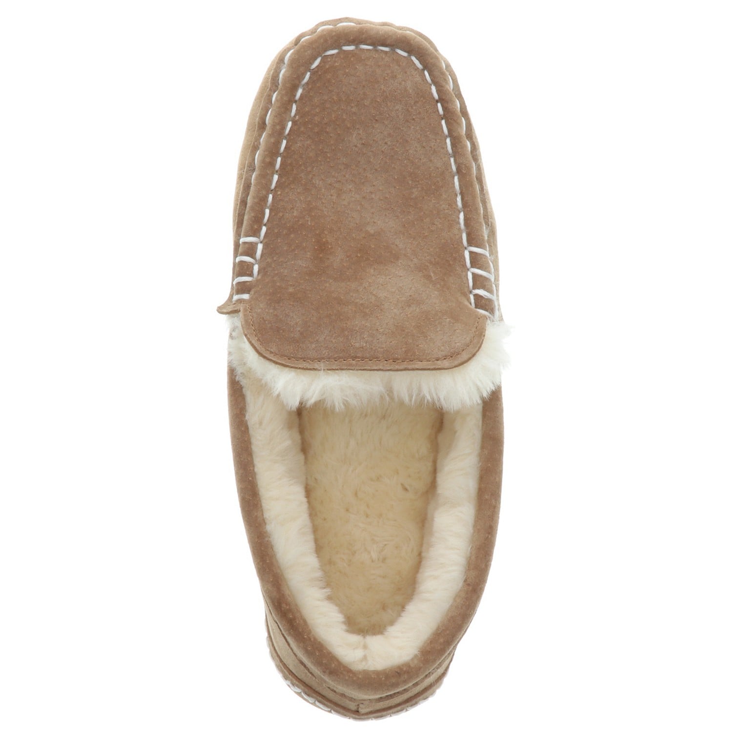 Lamo Callie Moc Slippers EW1934 - Chestnut - Top View