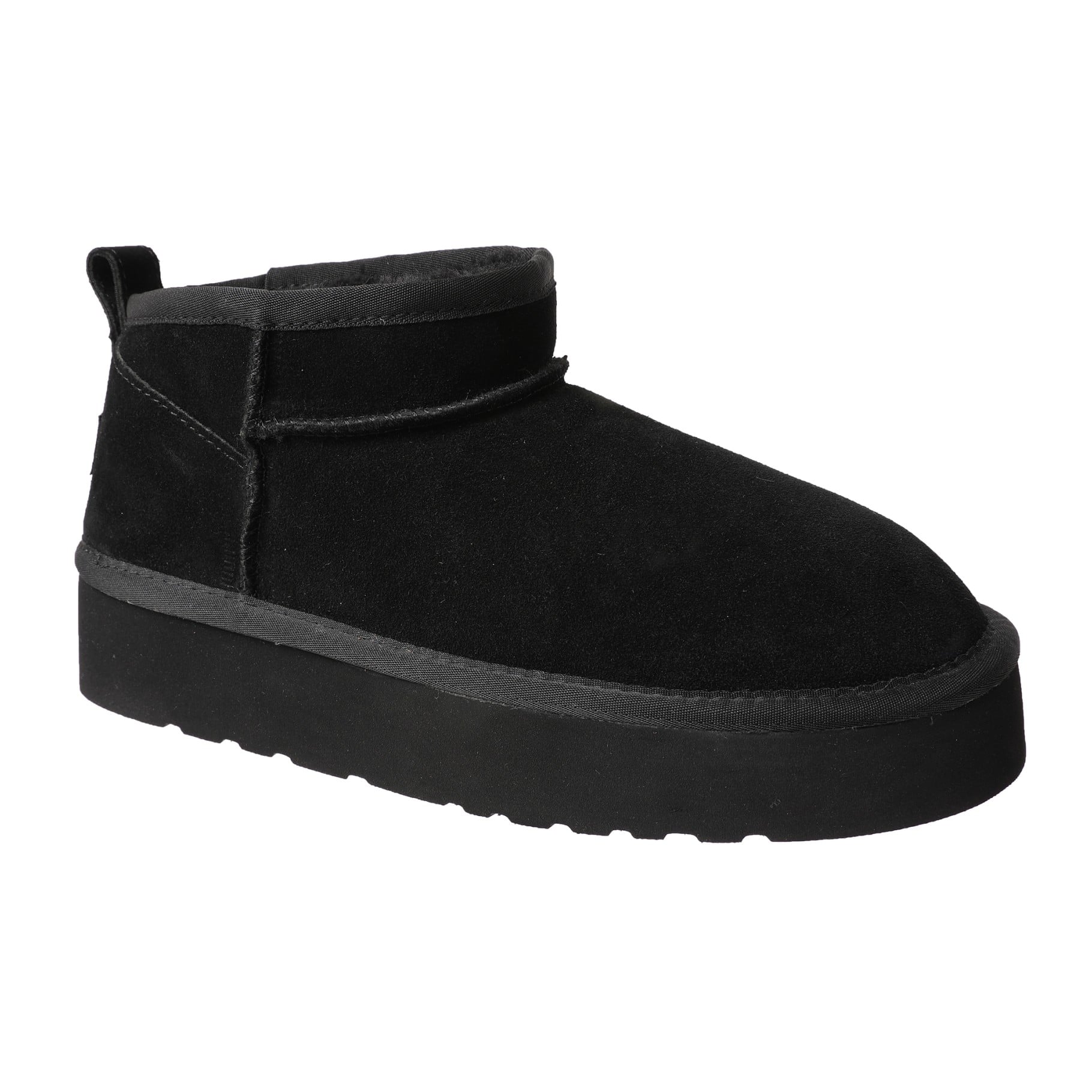 Lamo Ellie Women's Suede Boots EW2004P - Black - Profile View