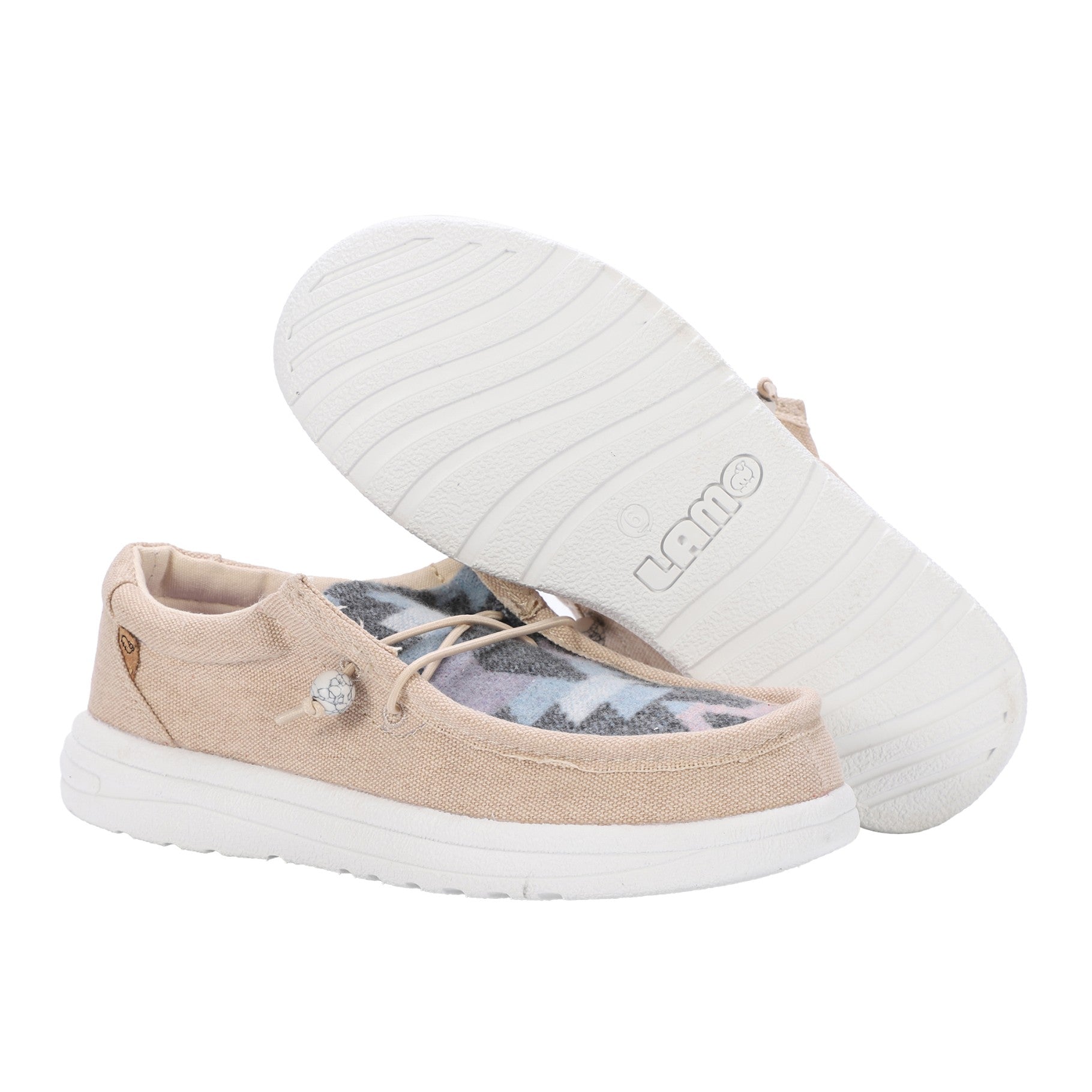 Lamo Paula Women's Shoes EW2035 - Beige/multi - Profile2 View