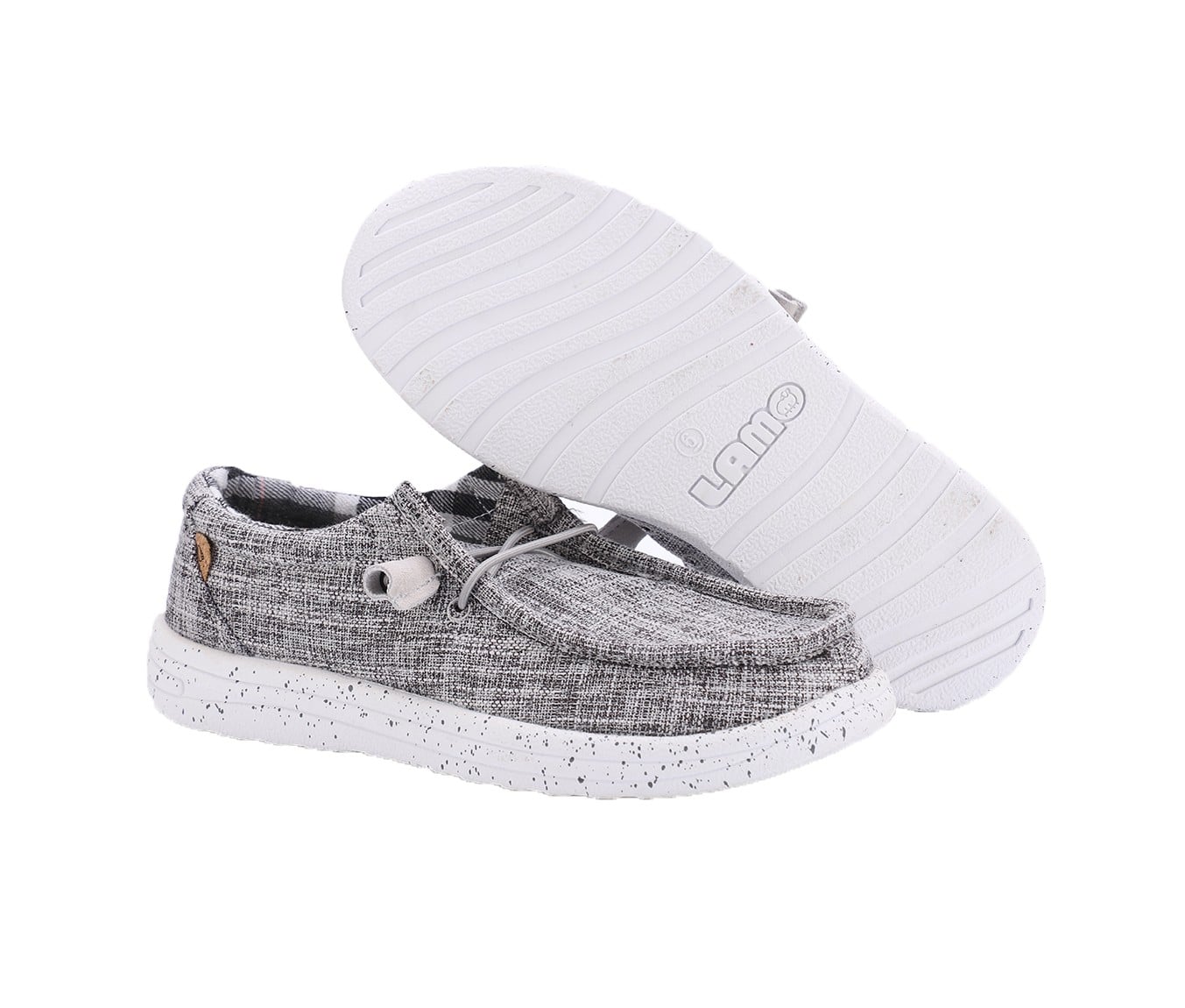 Lamo Paula Shoes EW2035 - All Grey - Pair View with Bottom