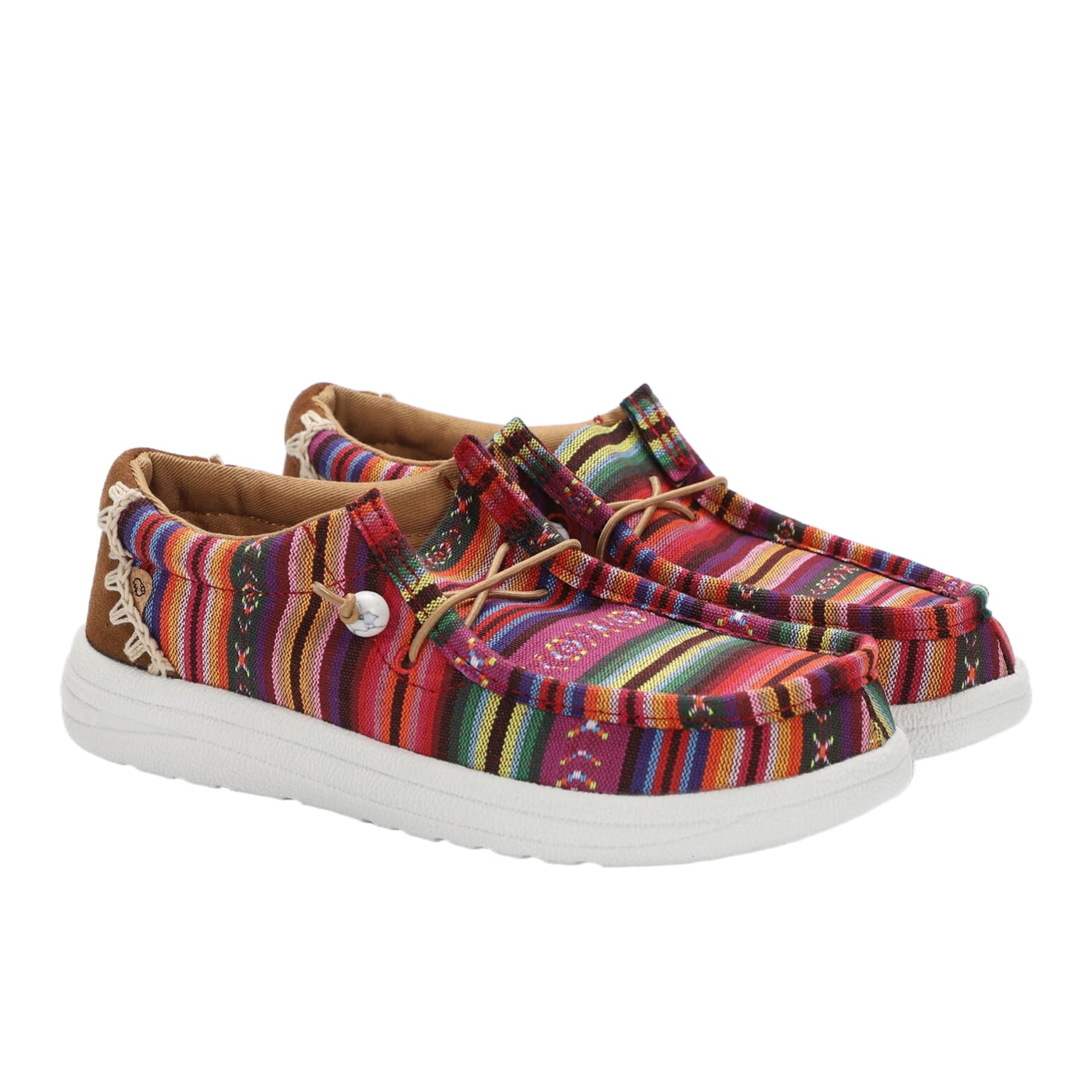 Lamo Paula Women's Shoes EW2035 - All Multi - Pair View with Bottom