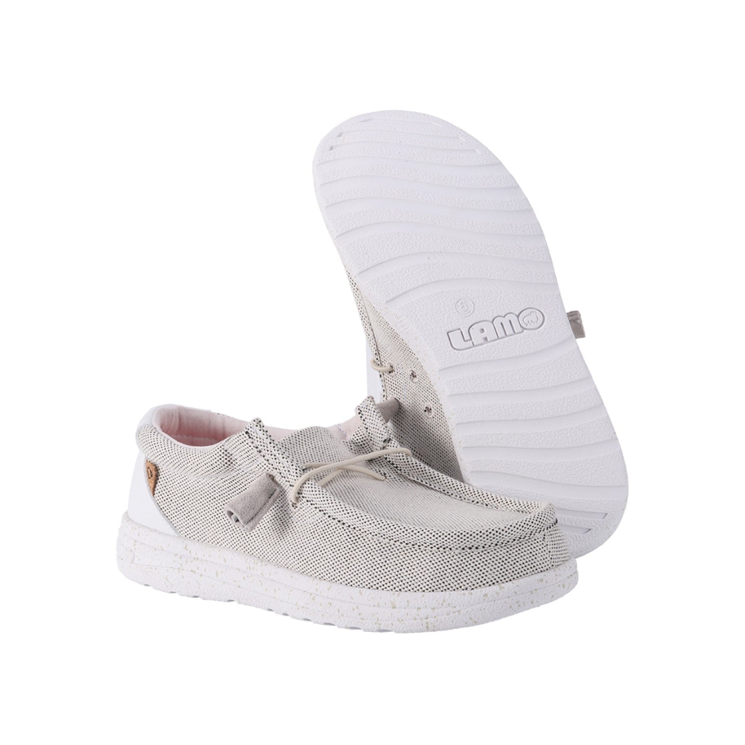 Lamo Paula Women's Shoes EW2035 - White - Pair View with Bottom