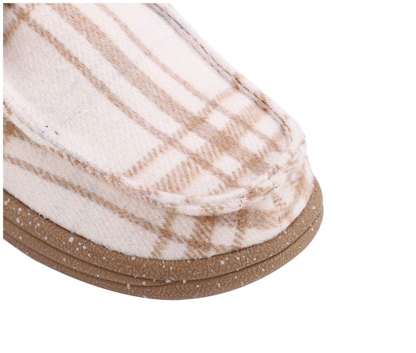 Lamo Samantha Shoes EW2059 - Cream Plaid - Detail View