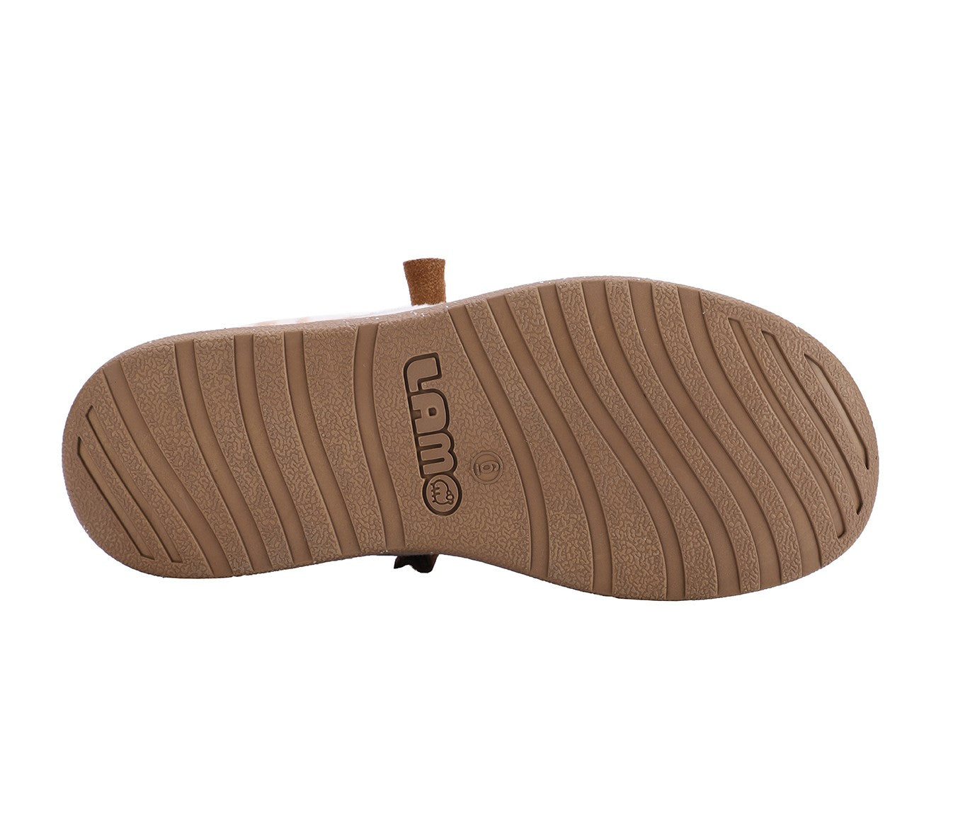 Lamo Samantha Shoes EW2059 - Cream Plaid - Bottom View