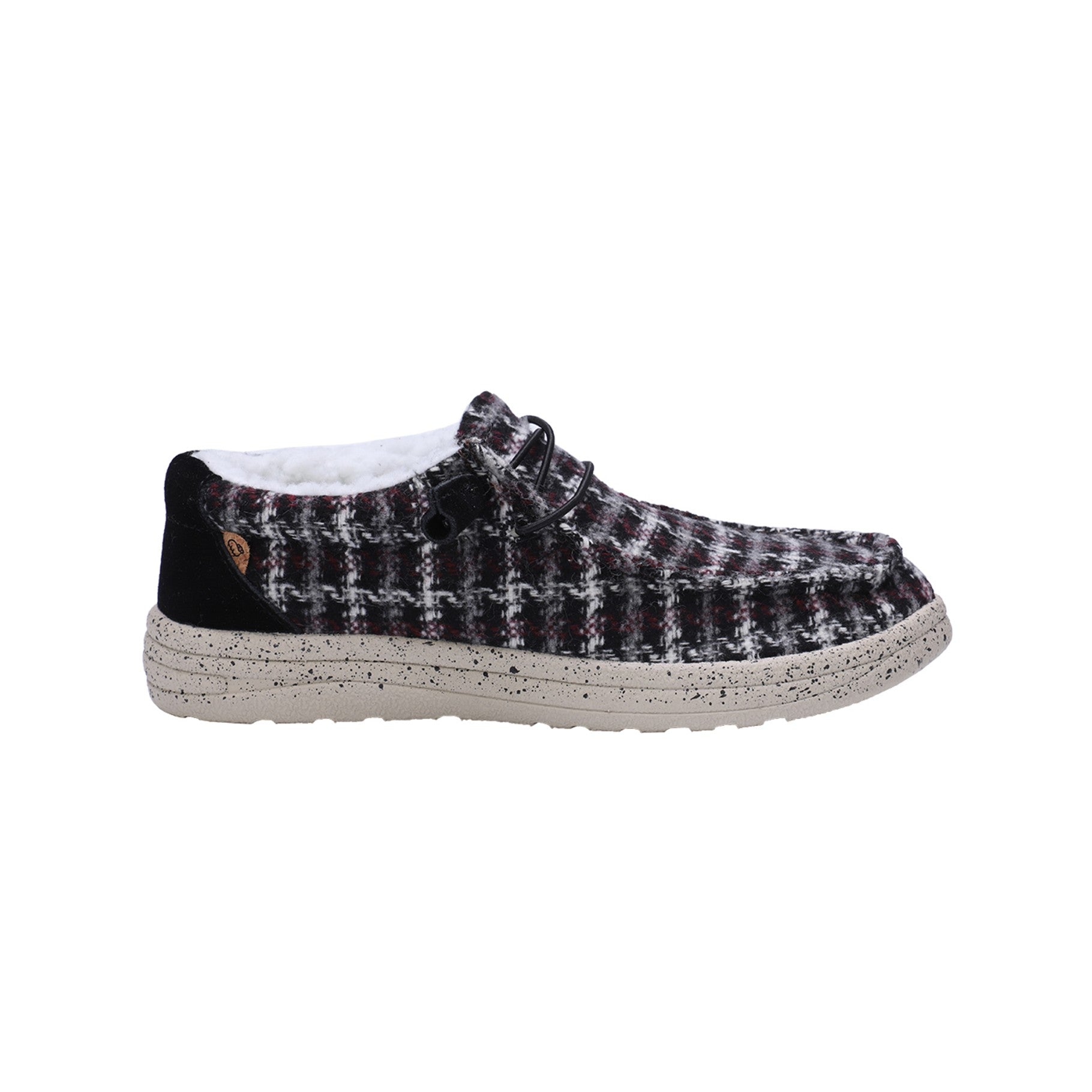 Lamo Samantha Women's Shoes EW2059 - Black Plaid - Side View