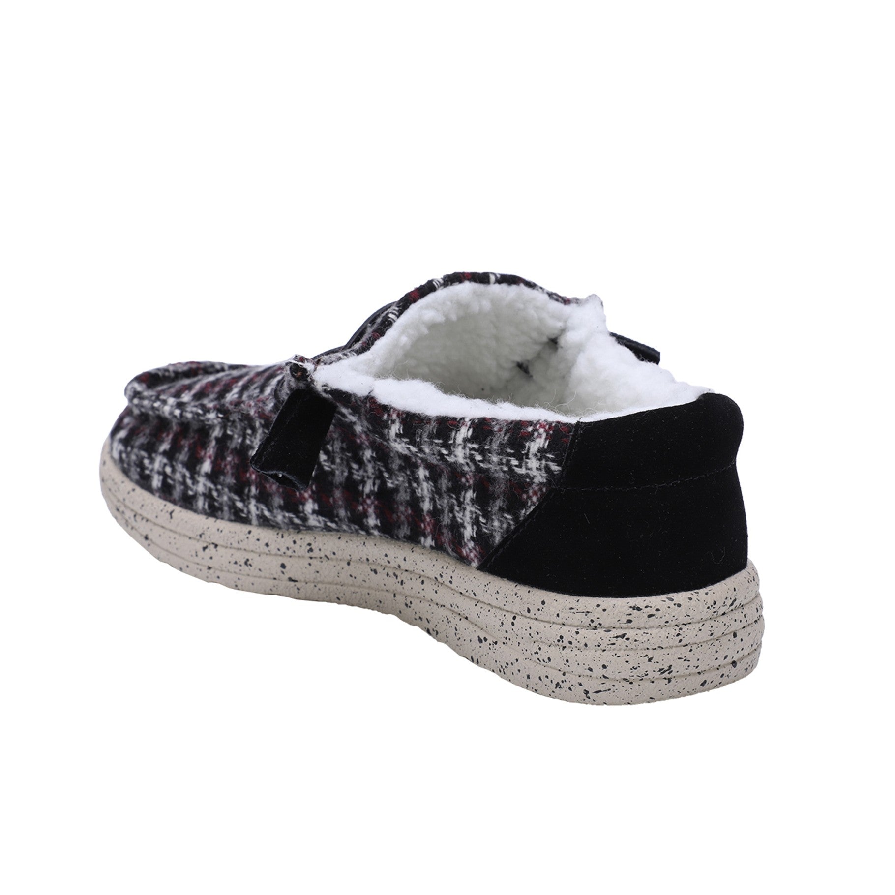 Lamo Samantha Women's Shoes EW2059 - Black Plaid - Back View