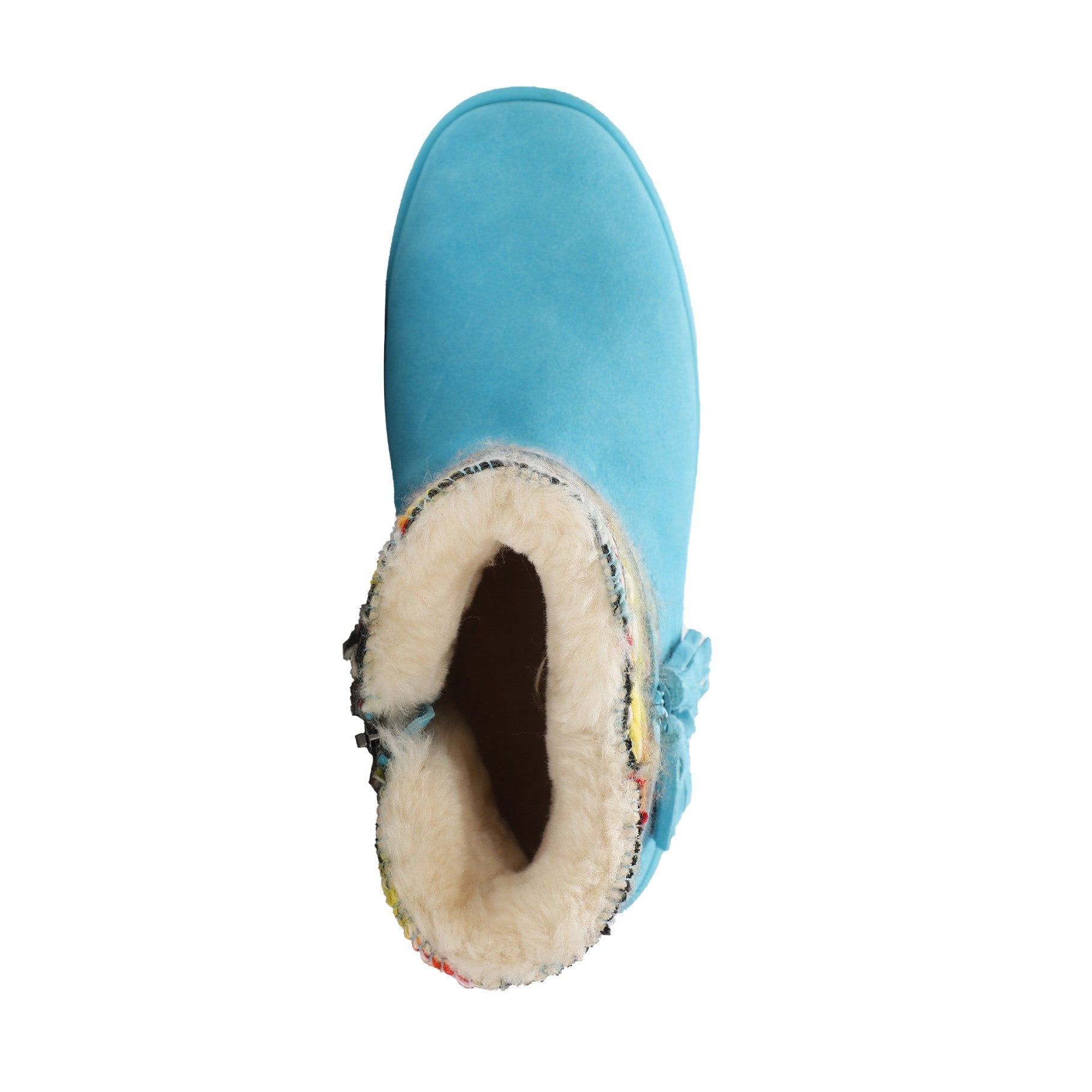 Lamo Jacinta Women's Boots EW2148 - Turquoise - Back Angle View