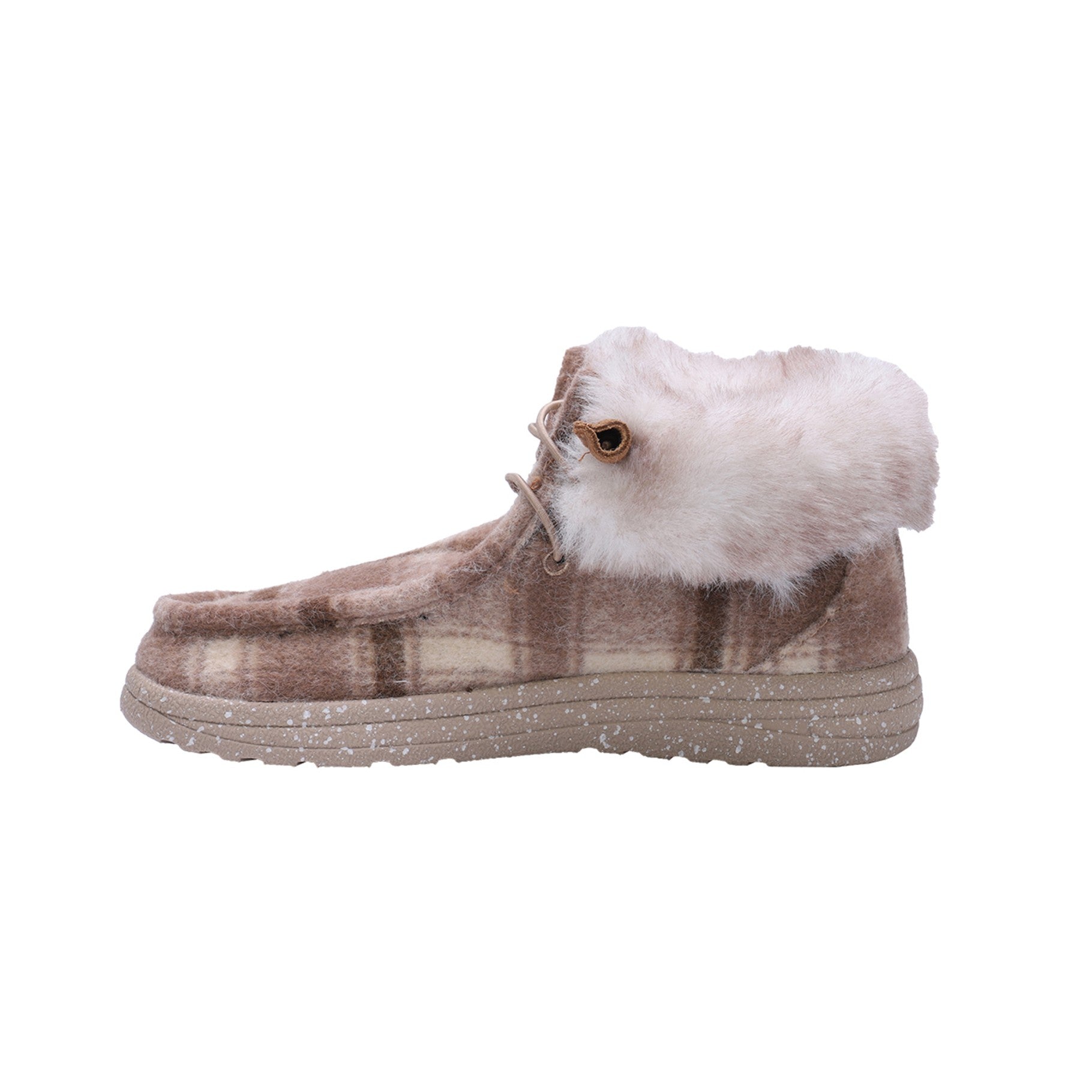 Lamo Cassidy Women's Shoes EW2152 - Chestnut Plaid - Back View