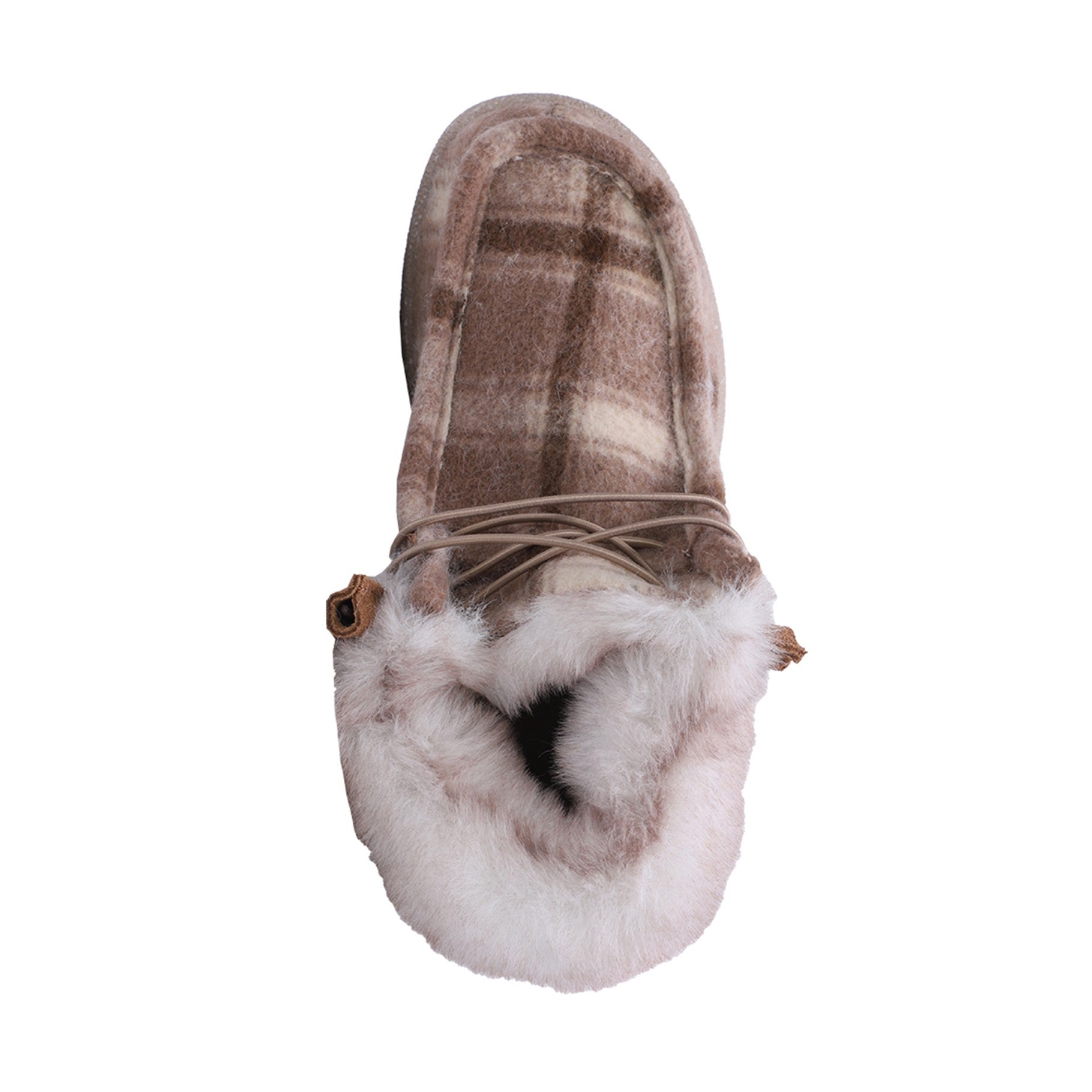 Lamo Cassidy Women's Shoes EW2152 - Chestnut Plaid - Back Angle View