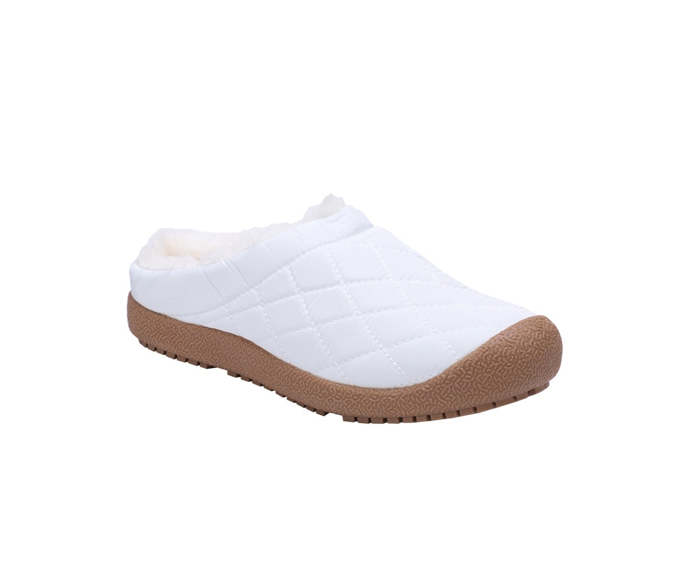 Lamo McKenzie Women's Indoor/Outdoor Slippers EW2253 - White - Profile View