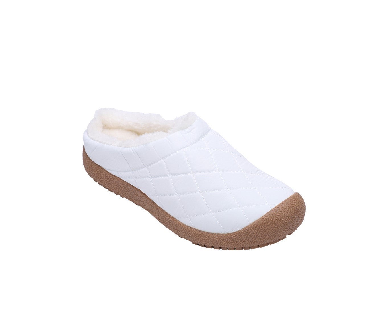 Lamo McKenzie Women's Indoor/Outdoor Slippers EW2253 - White - Side View