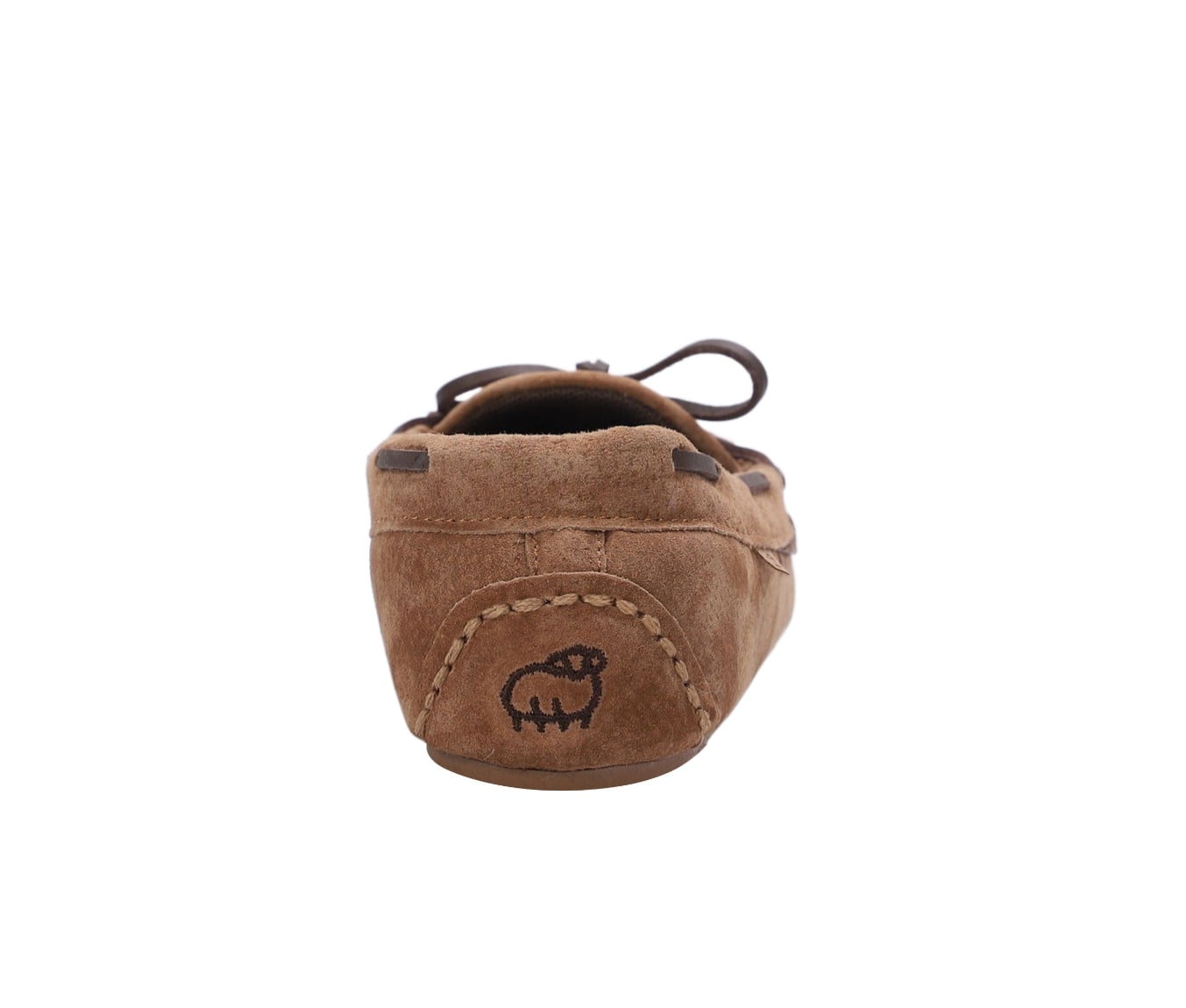 Lamo Selena Moc Women's Moccasin Slippers EW2304 - Chestnut - Bottom View