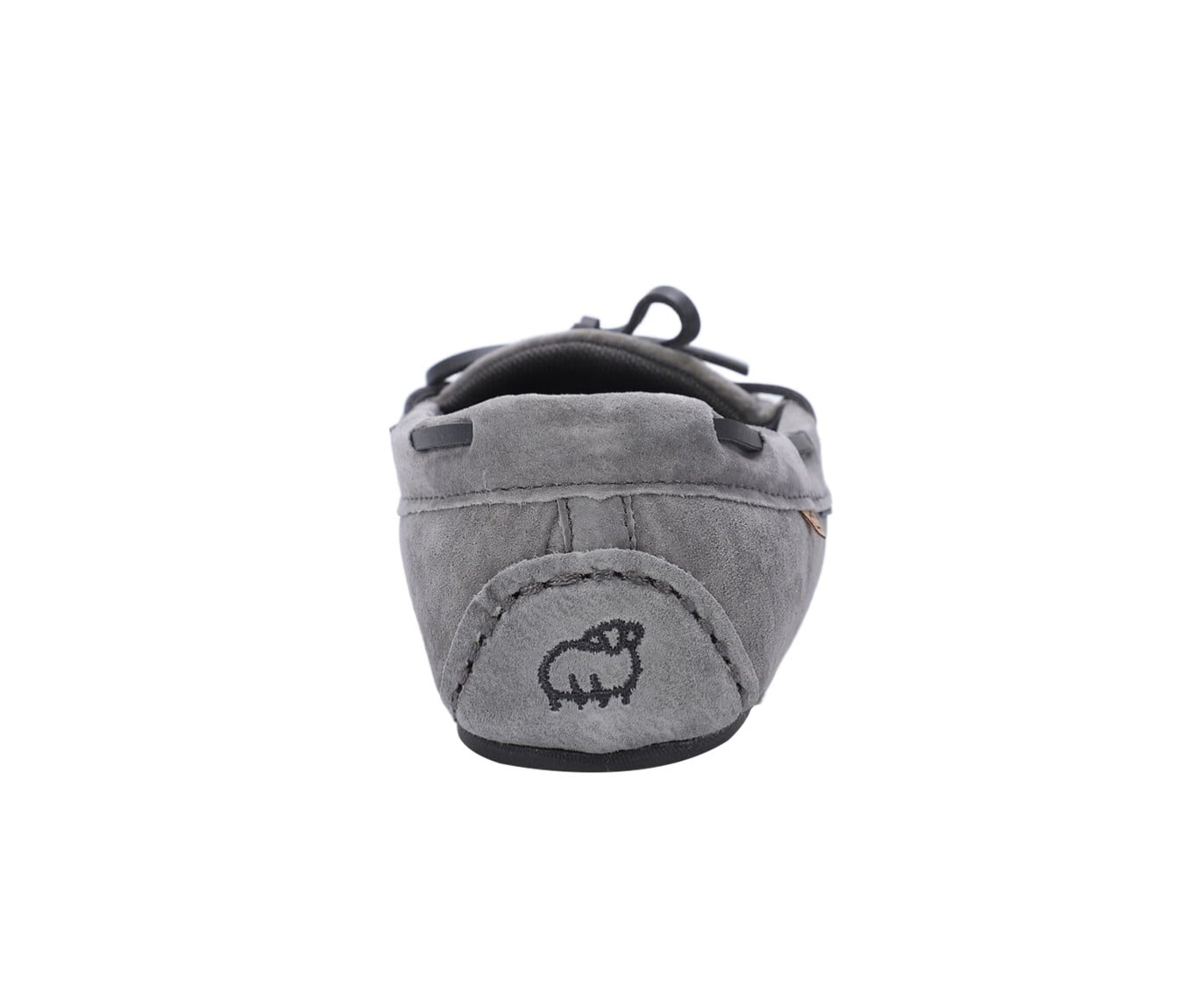 Lamo Selena Moc Women's Moccasin Slippers EW2304 - Grey - Bottom View