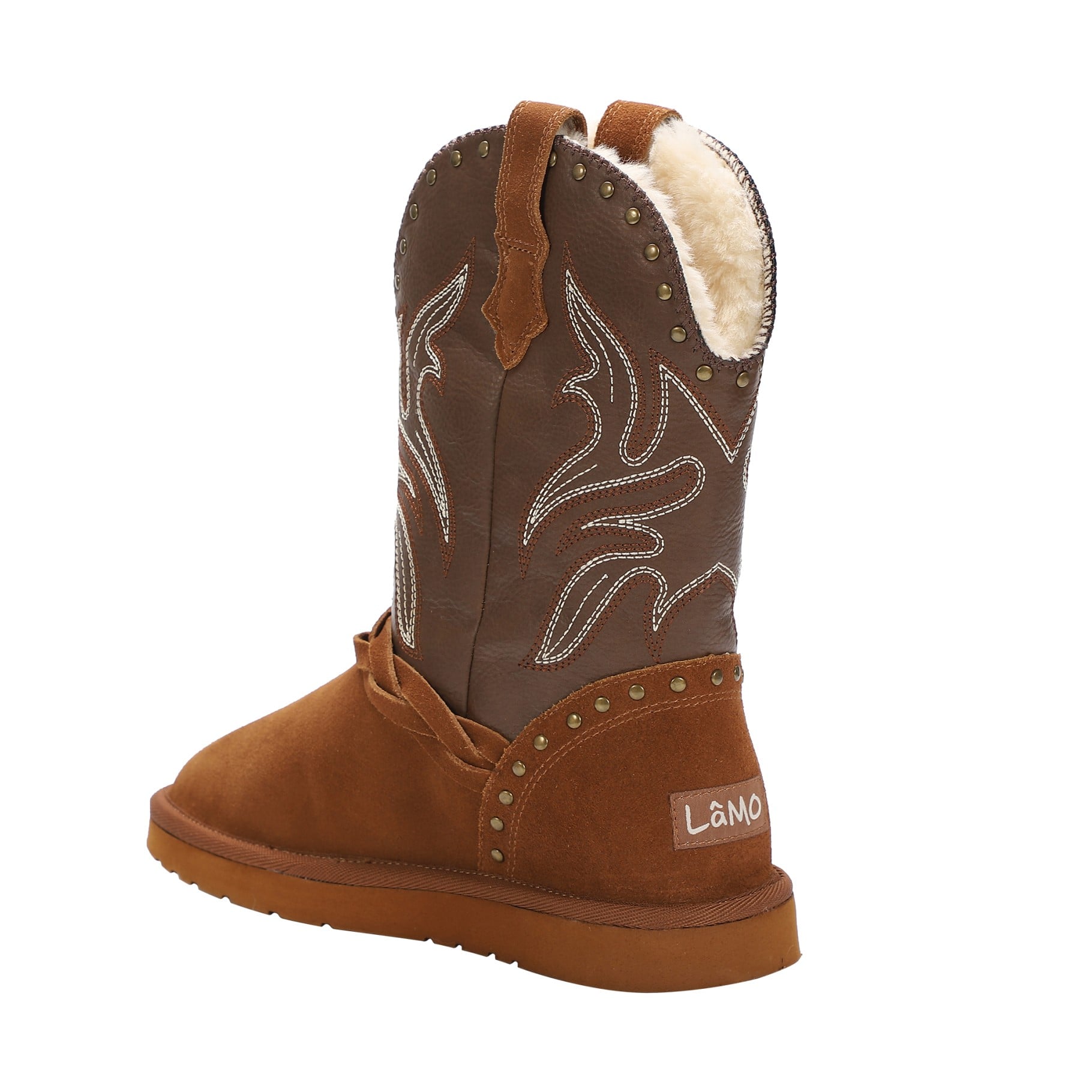Lamo Wrangler Women's Boots EW2316 - Chestnut/brown - Top View