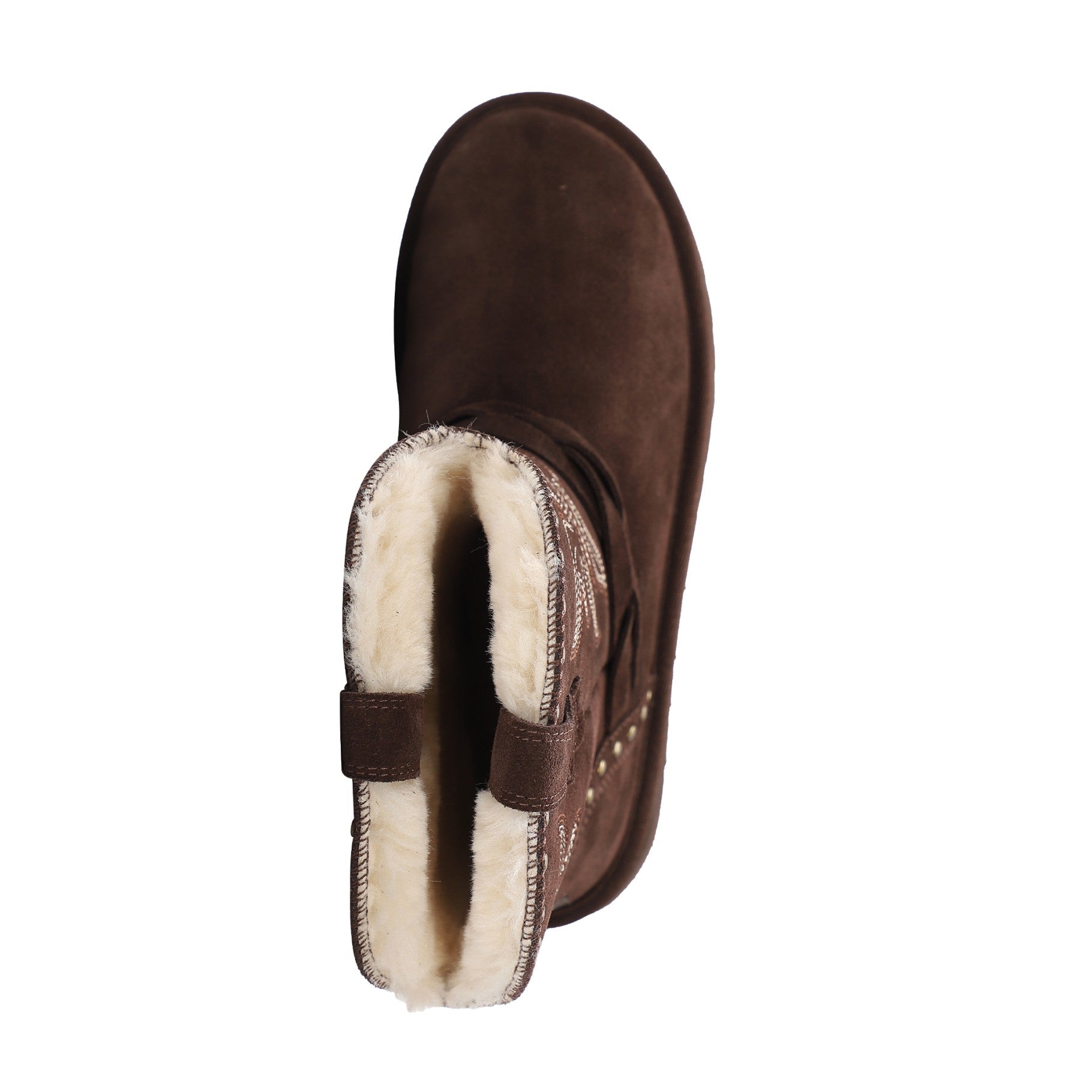 Lamo Wrangler Women's Boots EW2316 - Chocolate - Back Angle View