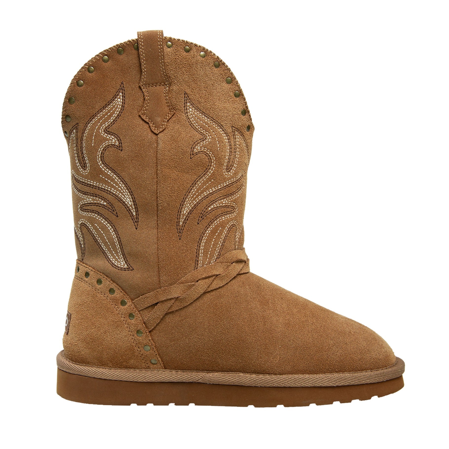 Lamo Wrangler Women's Boots EW2316 - Chestnut - Side View