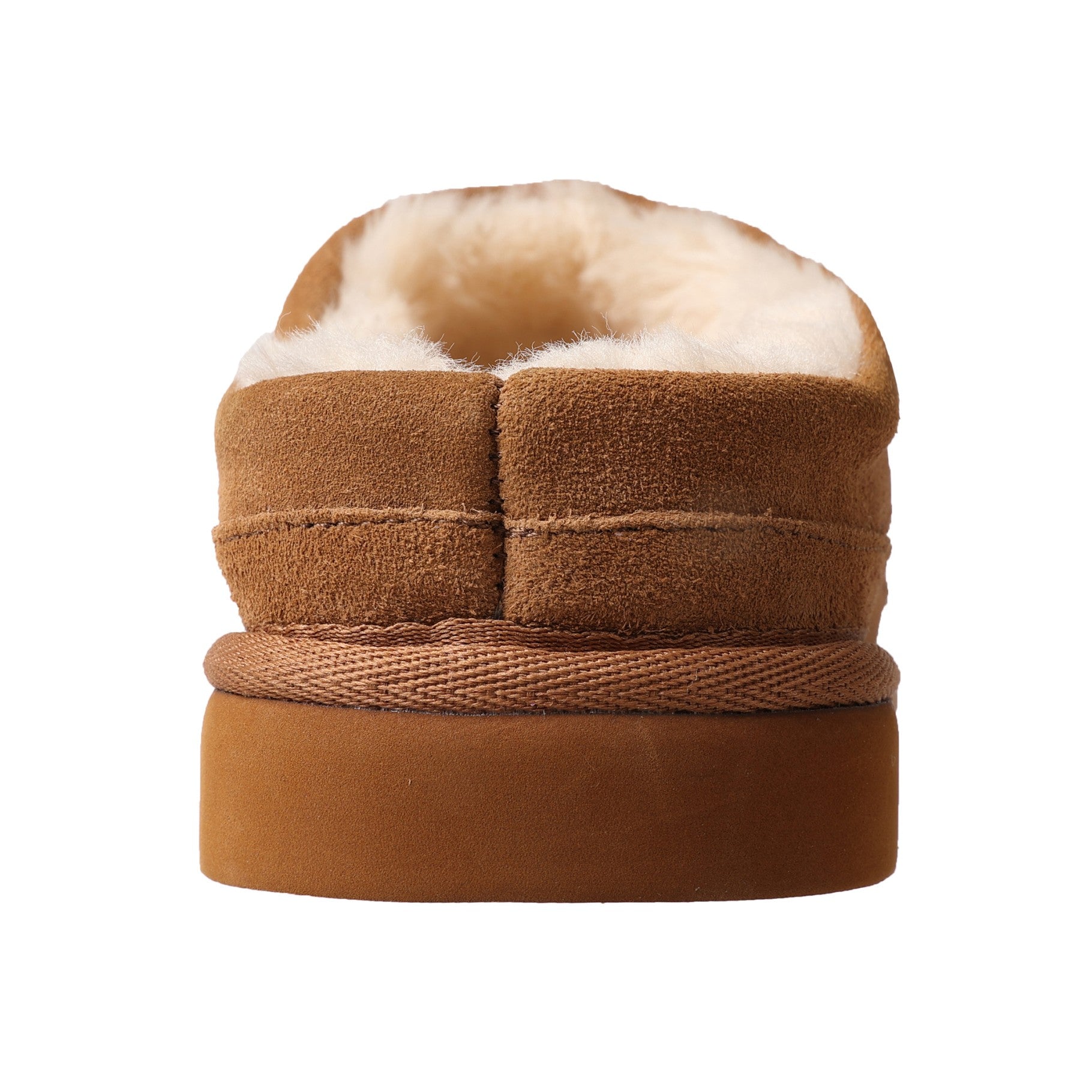 Lamo Jules Women's Comfort Slippers EW2350 - Chestnut / Solid - Bottom View